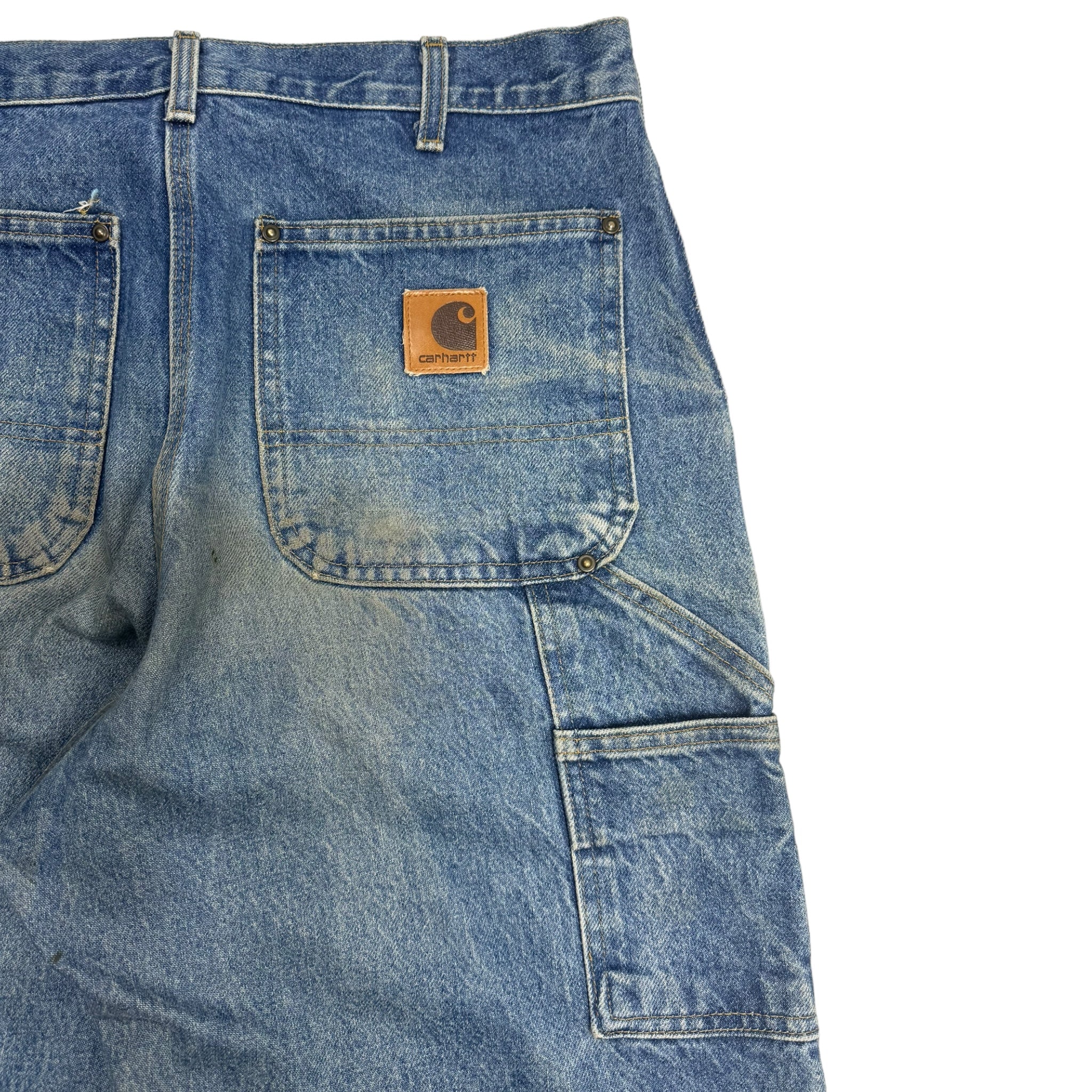 Vintage Carhartt Denim Double Knee Work Pants