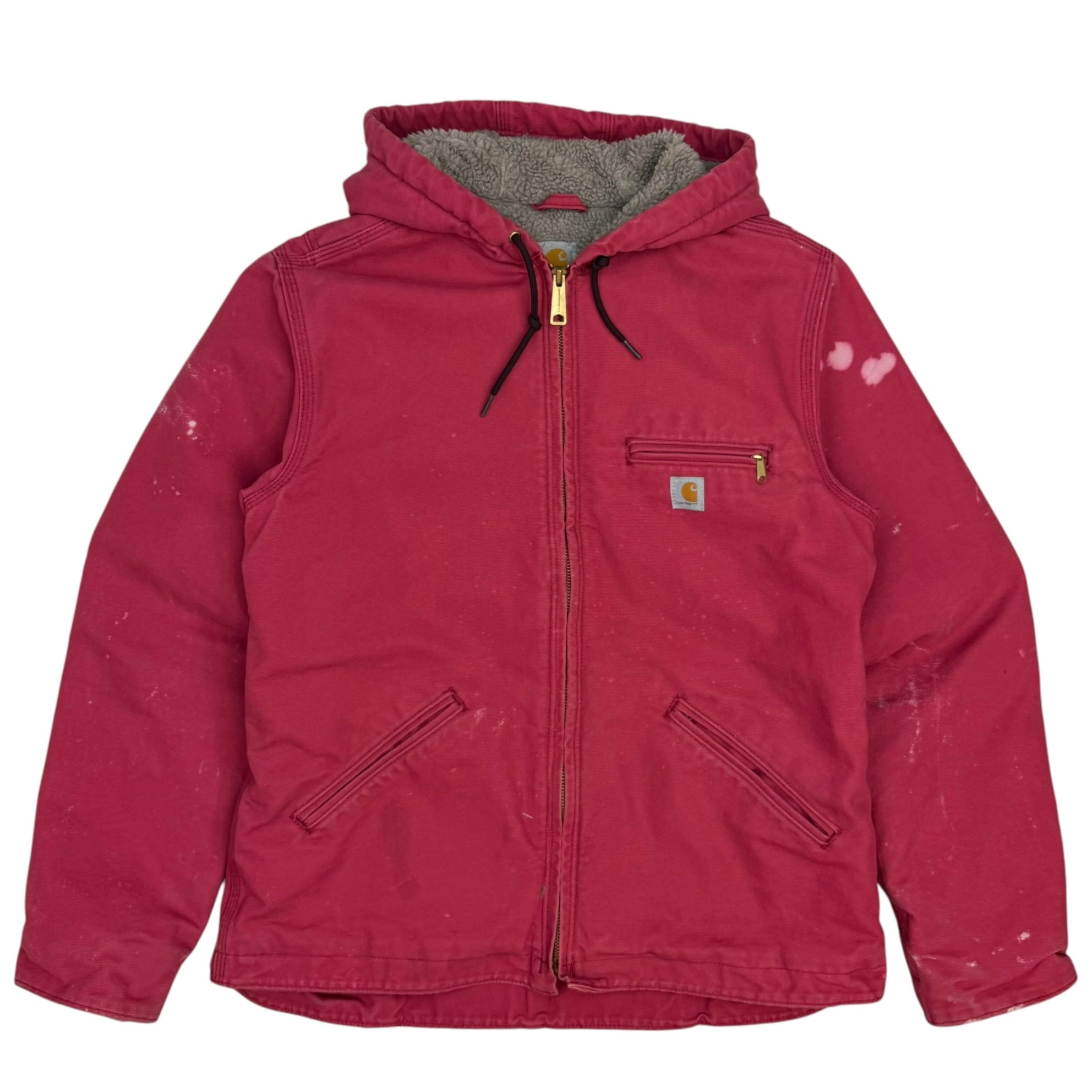 (W) Vintage Carhartt Sherpa Lined Active Jacket Tulip Pink
