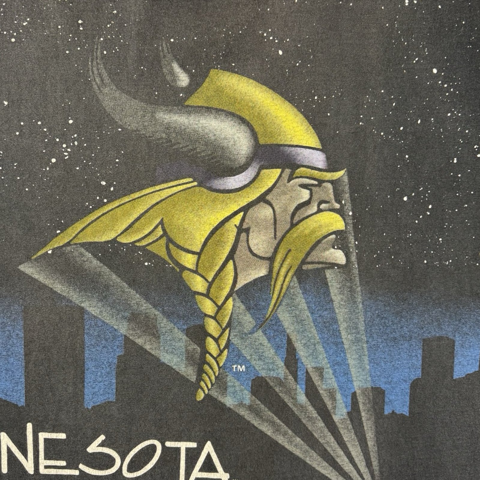 Vintage Minnesota Vikings "Night Games" Starter T-Shirt