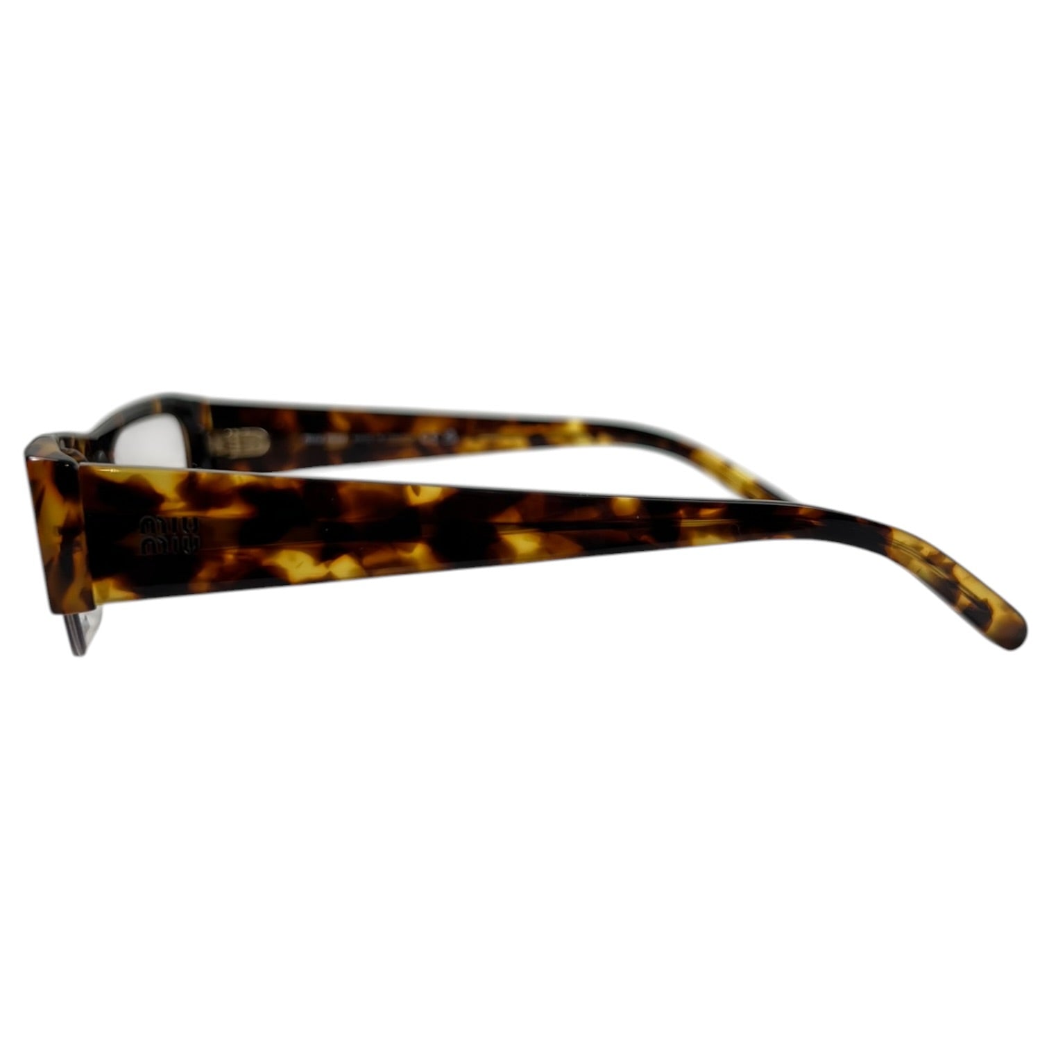 Miu Miu Vedette Glasses Brown Tortoise Shell