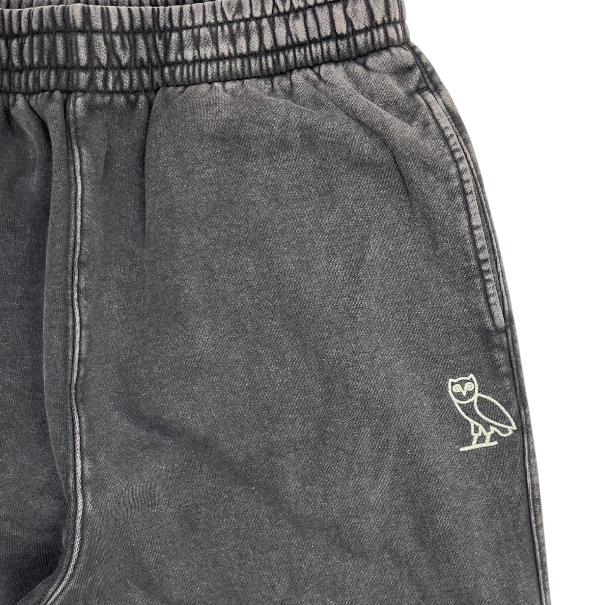 OVO Garment Dyed Sweatpants Black