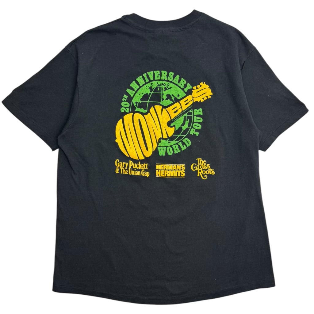 1986 Monkees  20th Anniversary World Tour T-Shirt