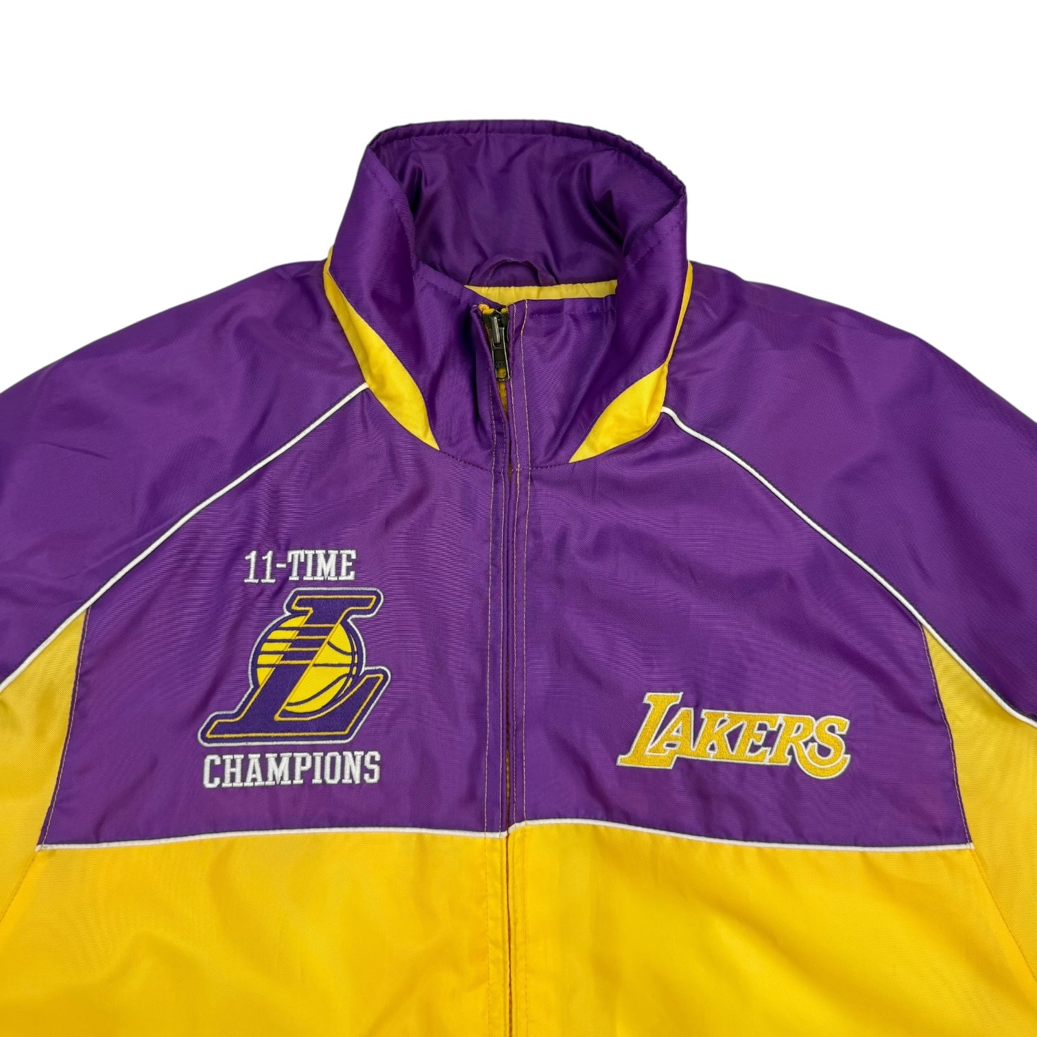 Vintage Los Angeles Lakers 11 Time Champions Jacket Purple/Yellow