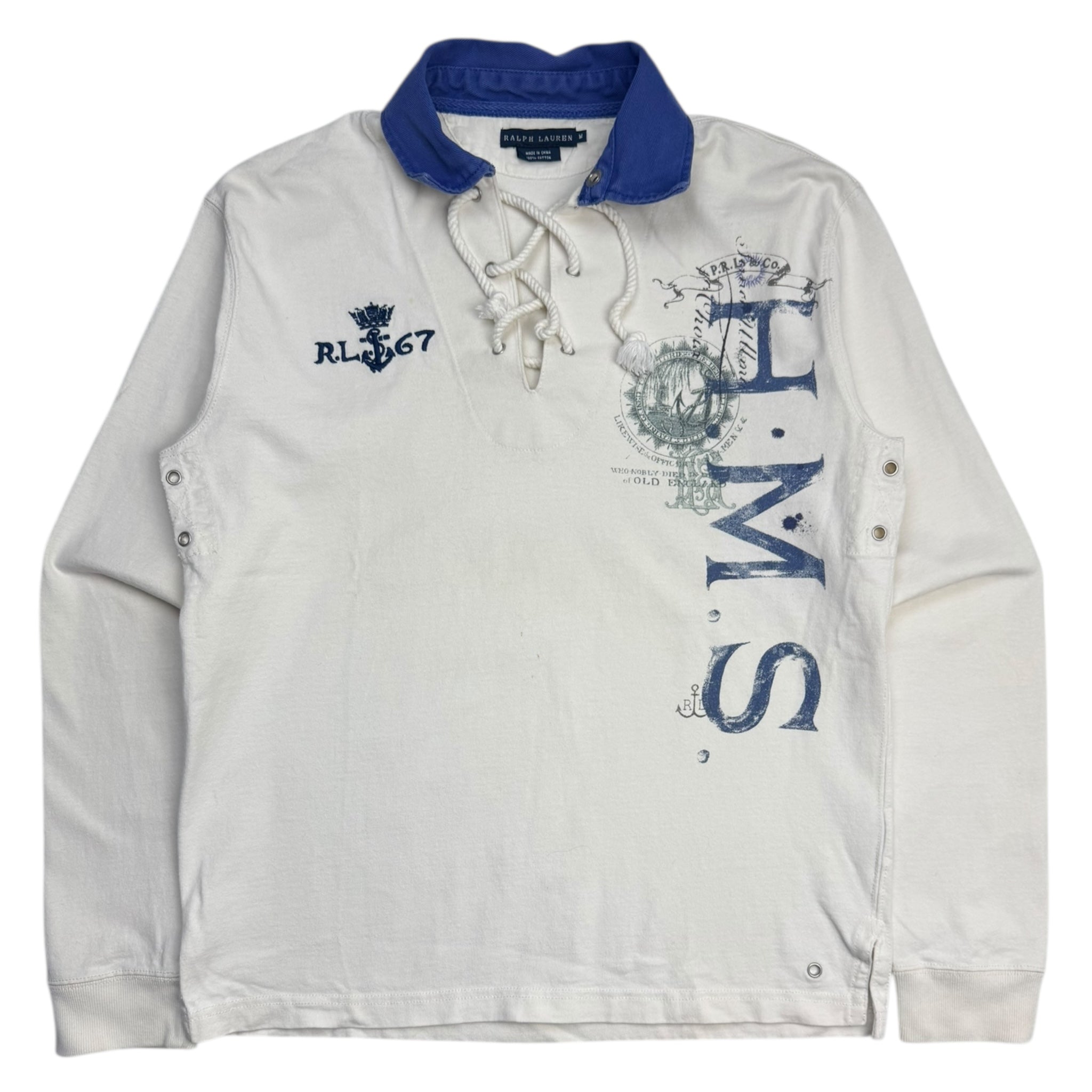 Vintage Polo Ralph Lauren Collared Sailing Striped Shirt