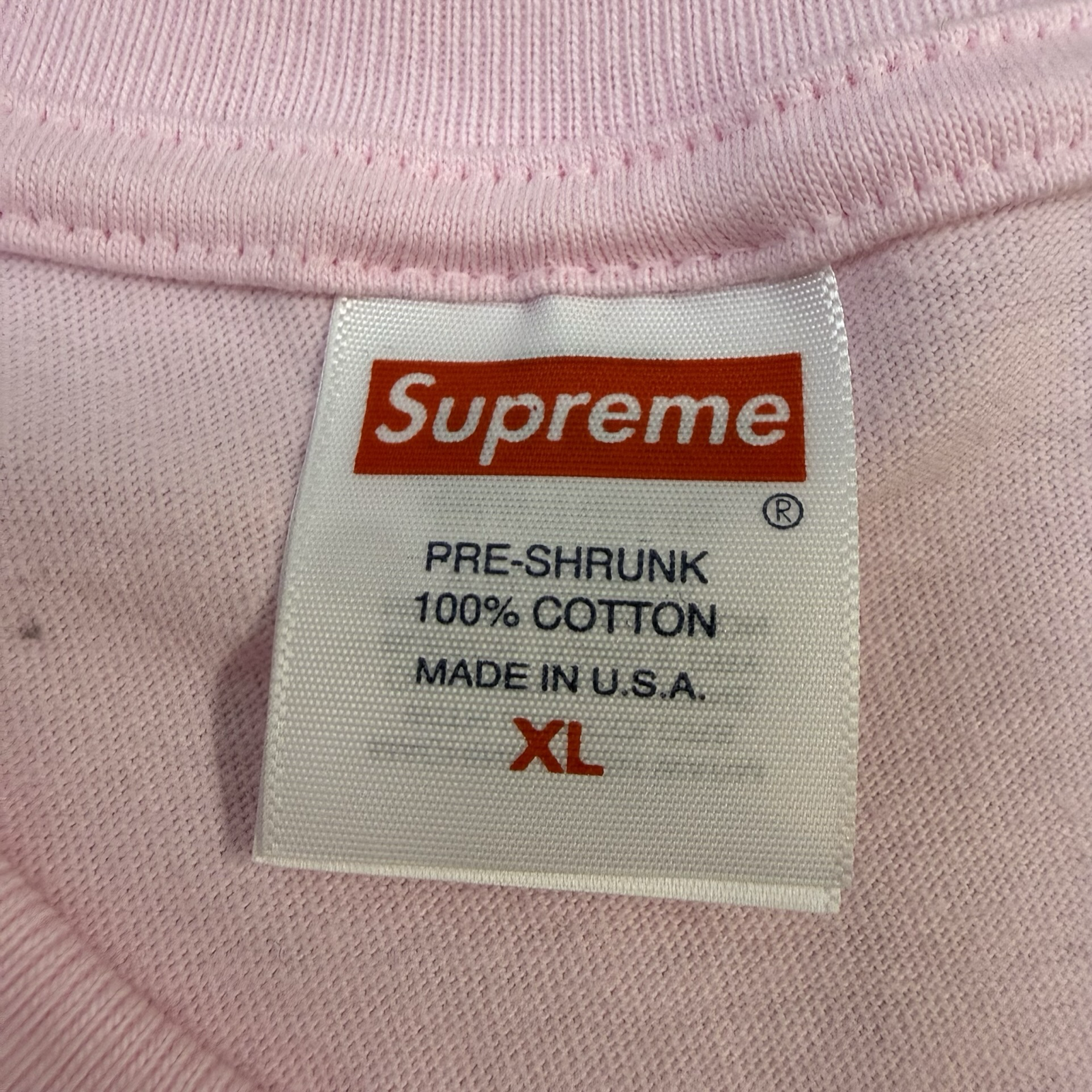 Supreme Crew 96 Tee Pink