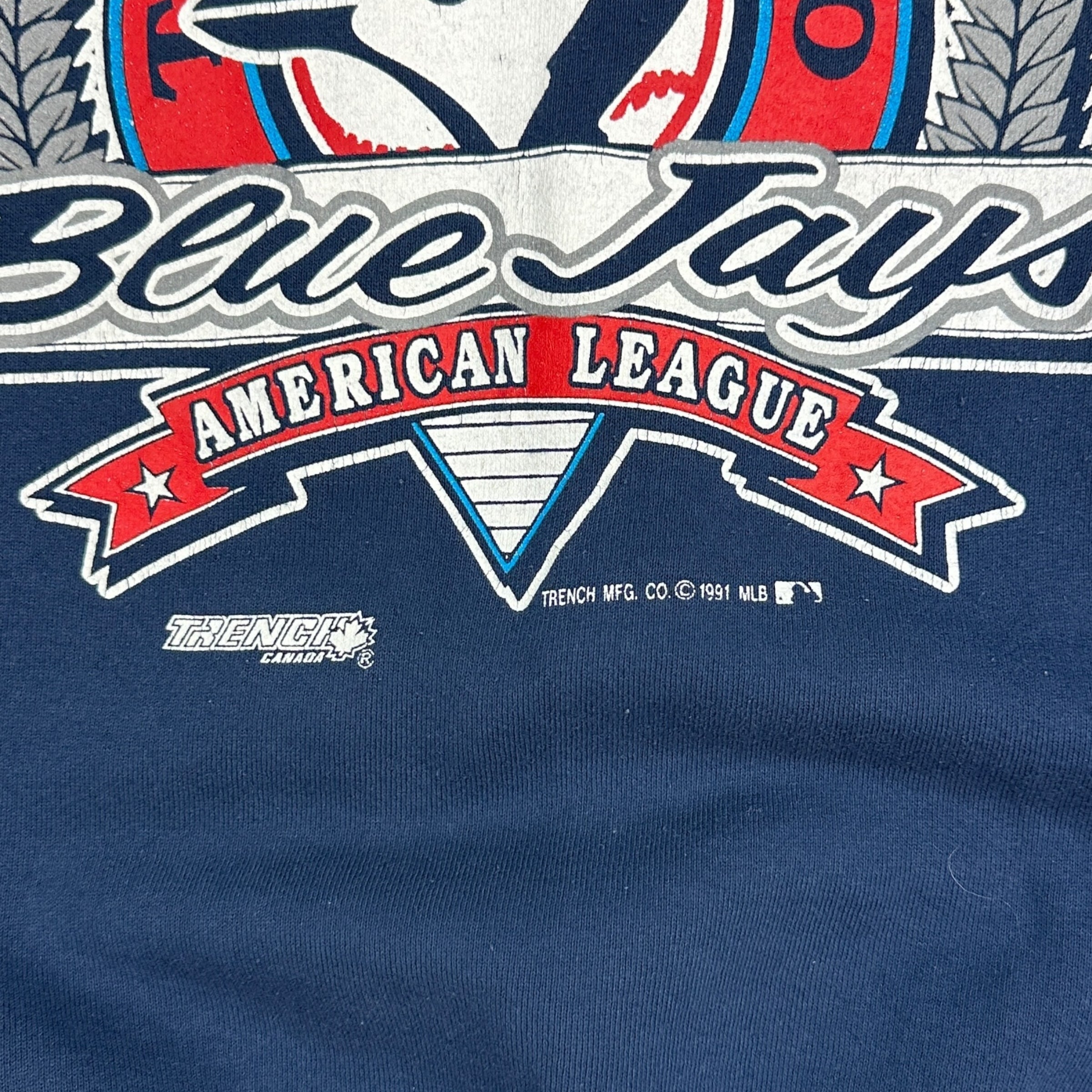 1991 MLB Toronto Blue Jays Crewneck Navy