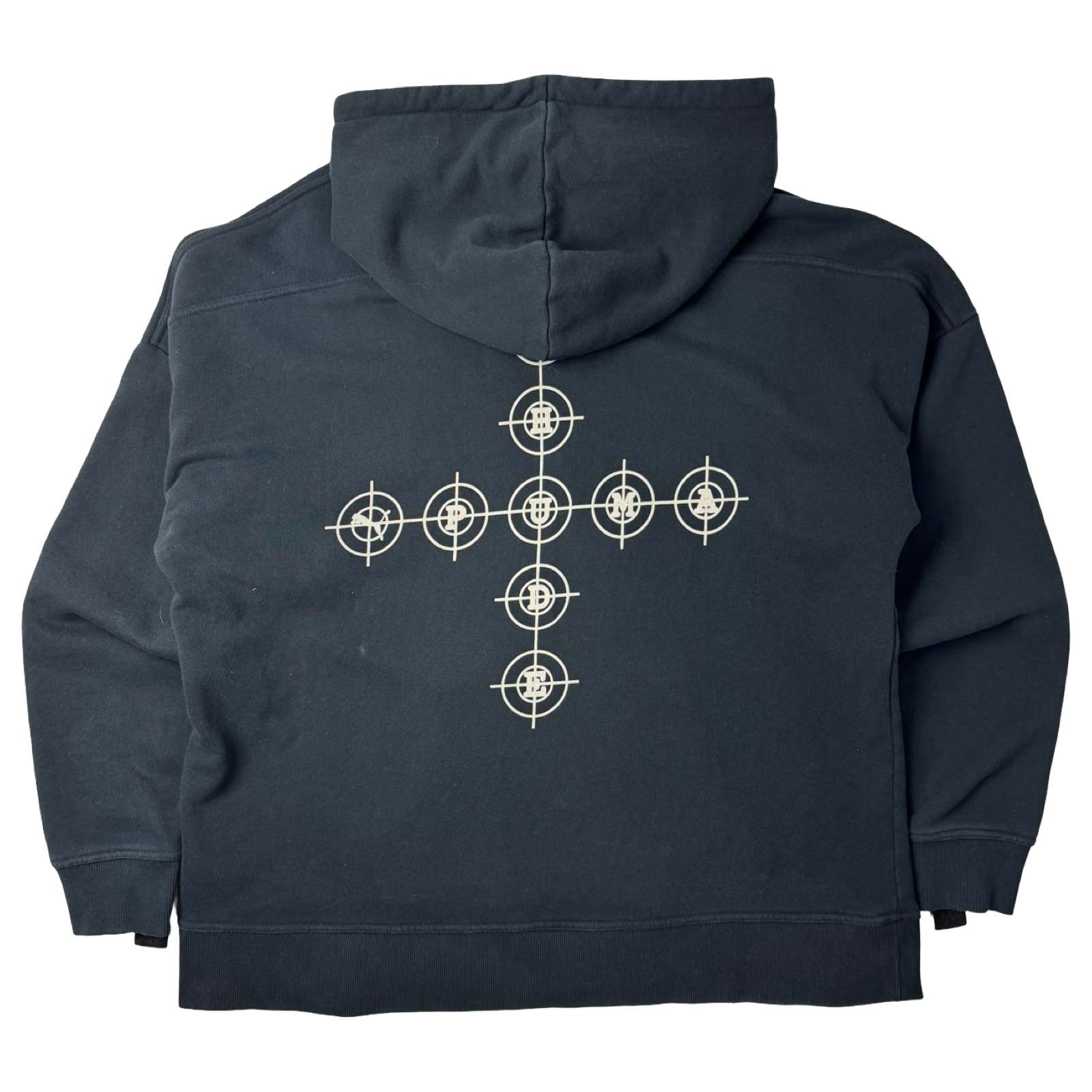 Rhude x Puma Zip Up Hoodie Black