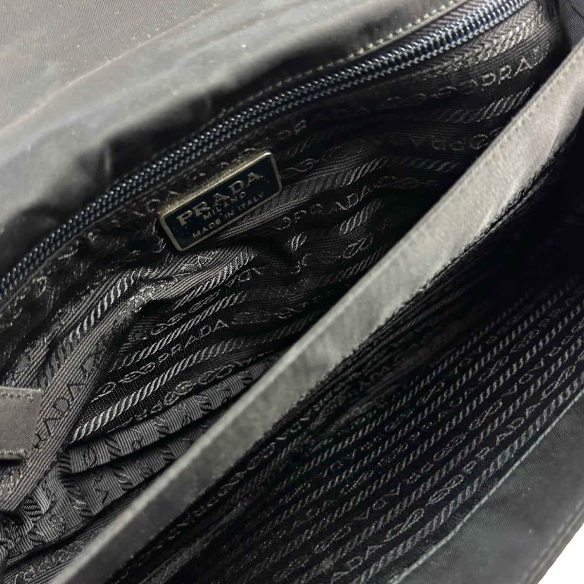 Prada Tessuto Flap Shoulder Bag