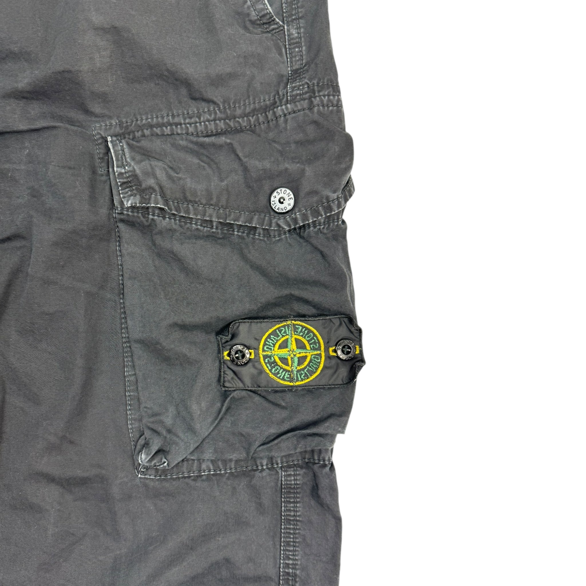 Stone Island Patch Cargo Pants Noir