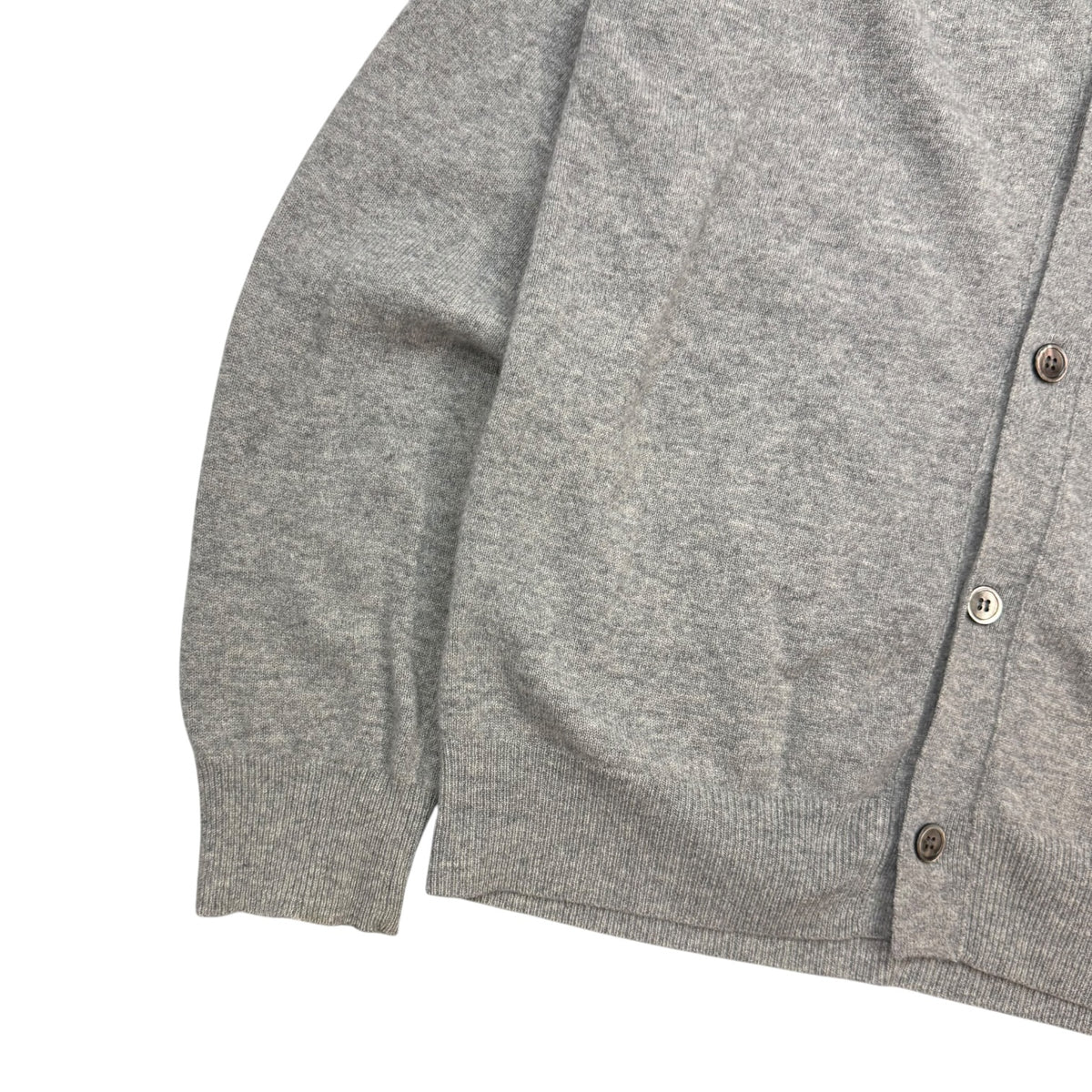 Comme Des Garçons PLAY Cardigan Sweater Grey