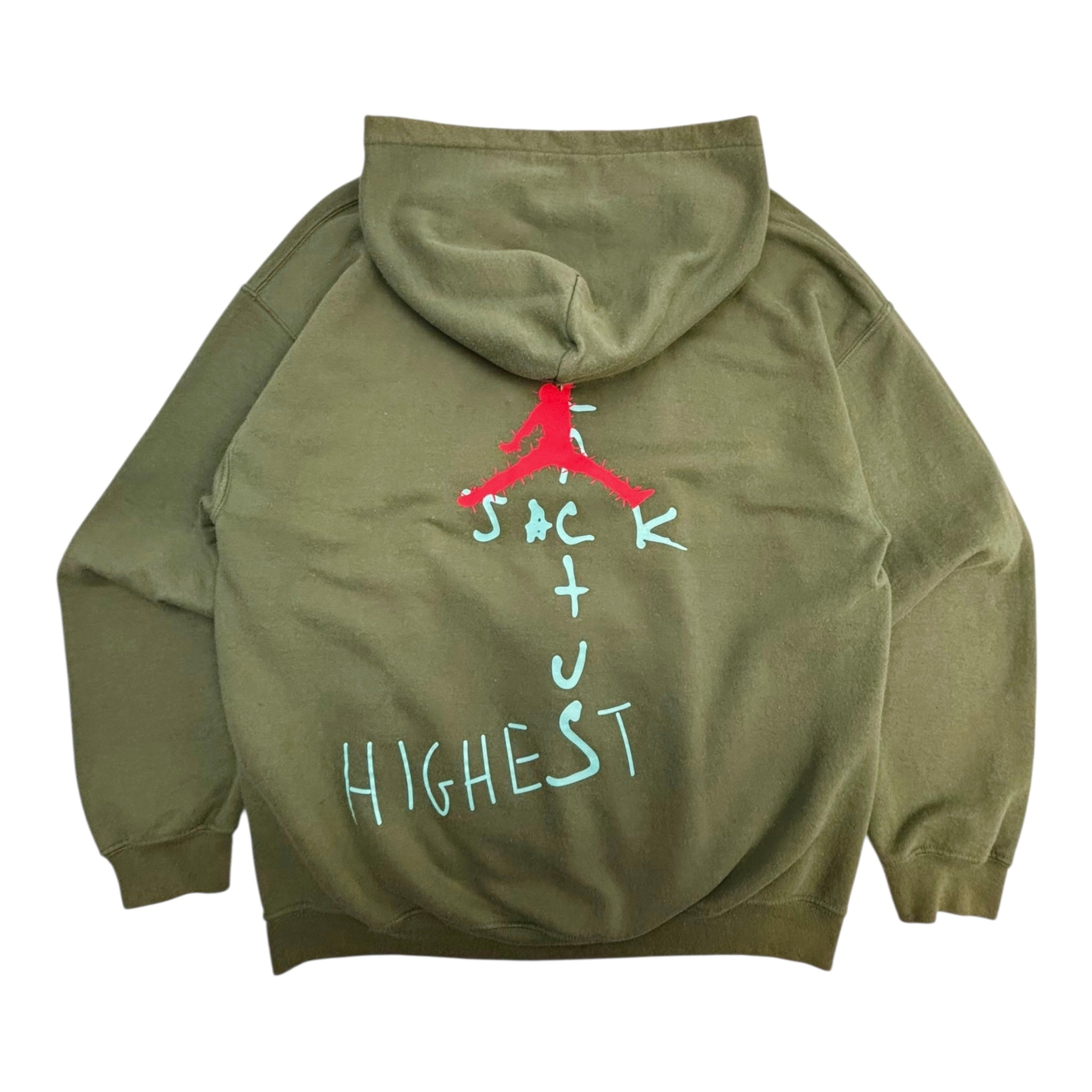 Travis Scott Jordan Cactus Jack Highest Hoodie Olive