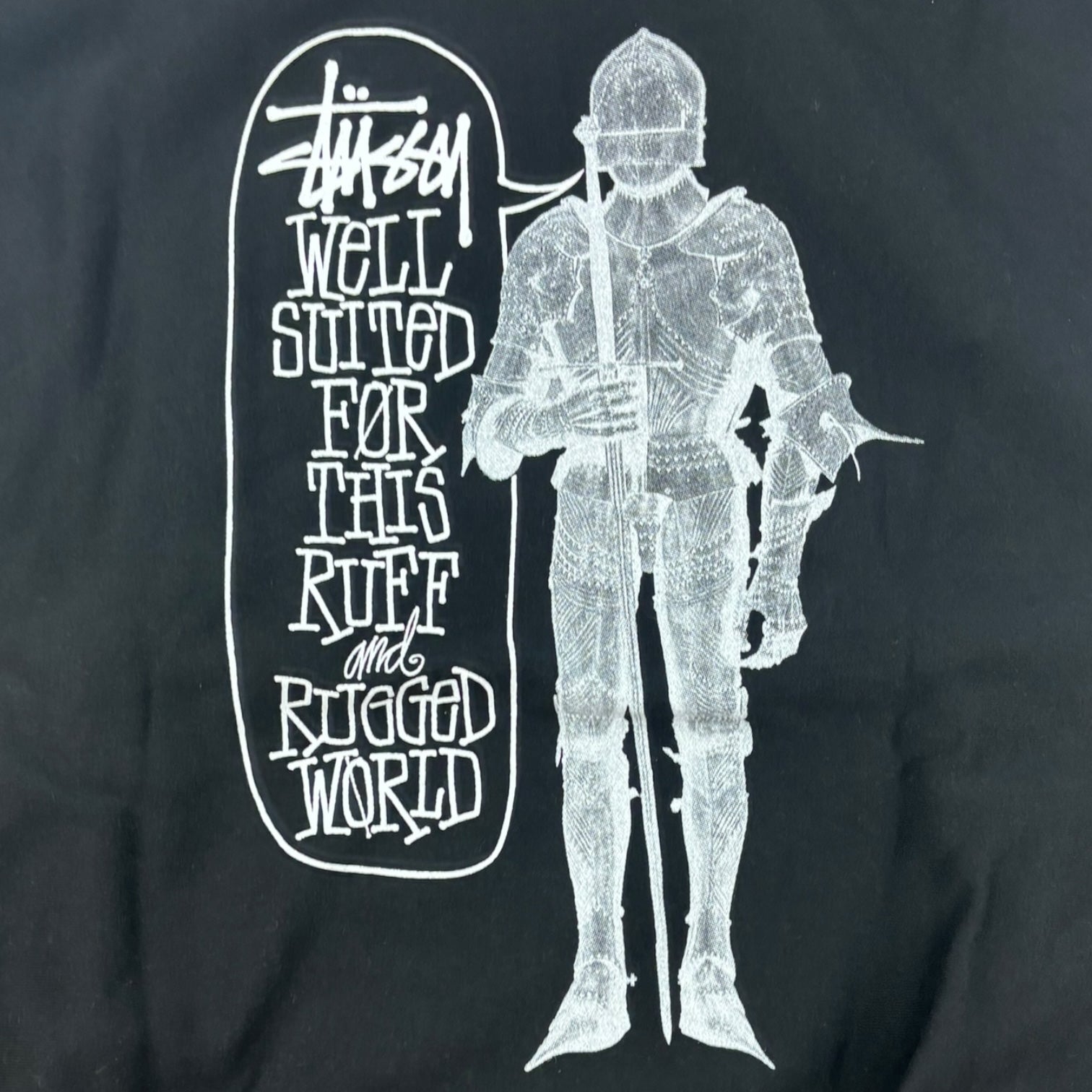 Stussy Well Suited Zip-Up Hoodie Black