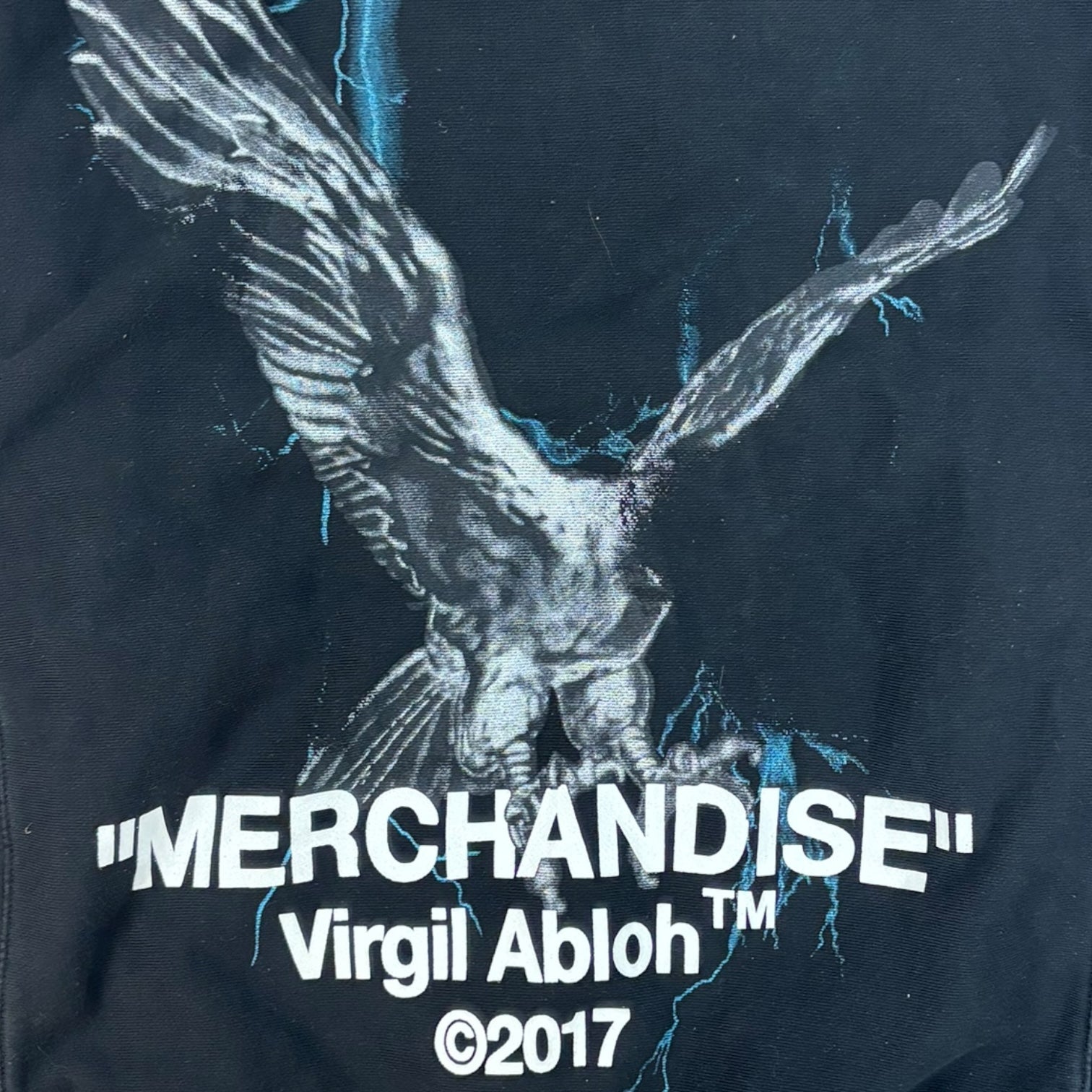 2017 Virgil Abloh x Travis Scott “MERCHANDISE” Bird’s Eye View Tour Hoodie Black