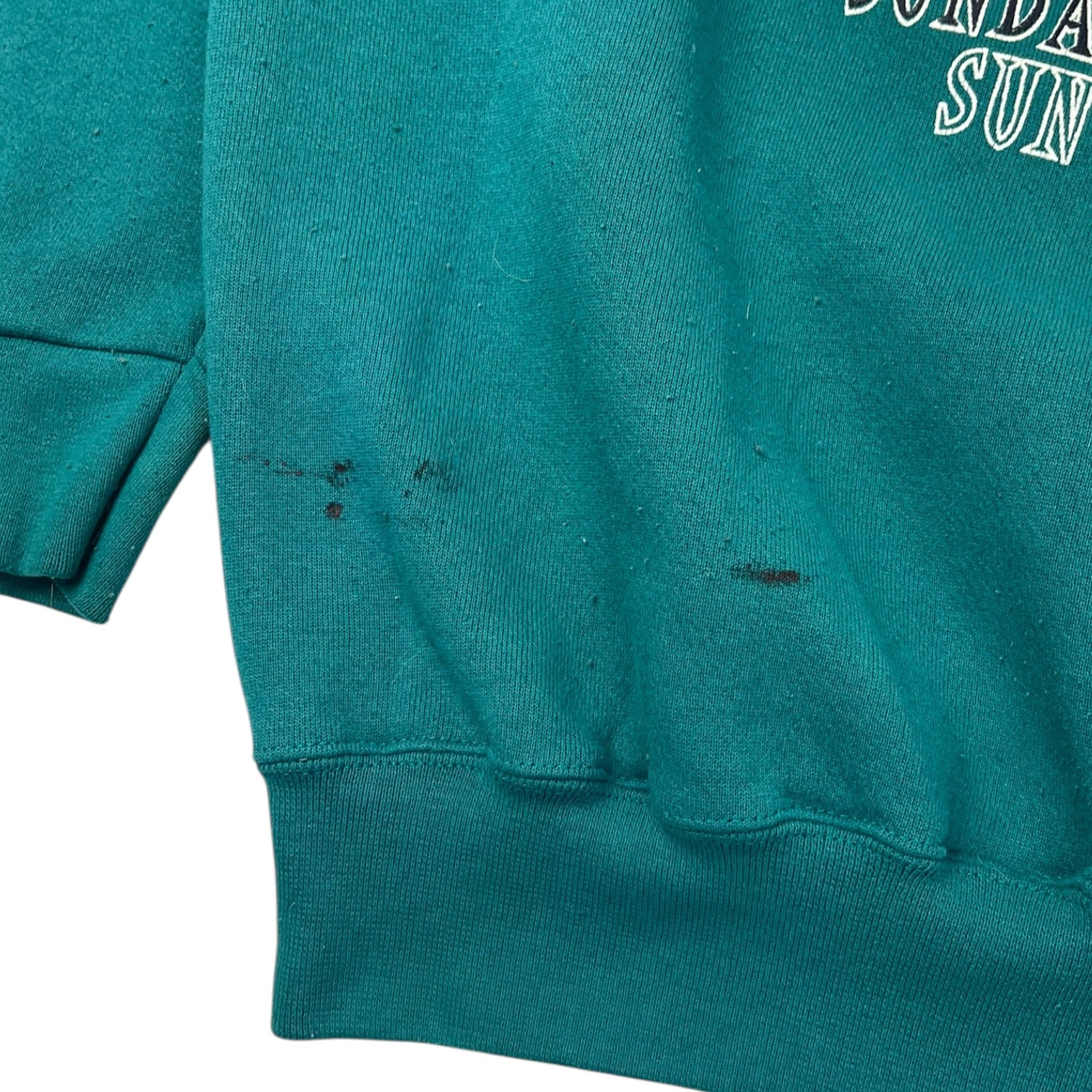 1995 Superbowl 30 Arizona Sun Devil Stadium Crewneck Sweatshirt Green