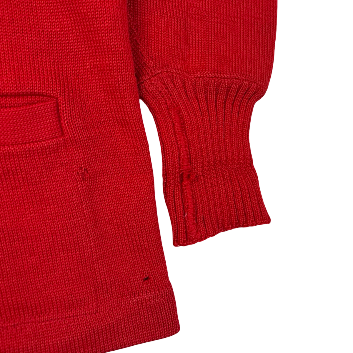 Vintage Pride of the West Knit Cardigan Red