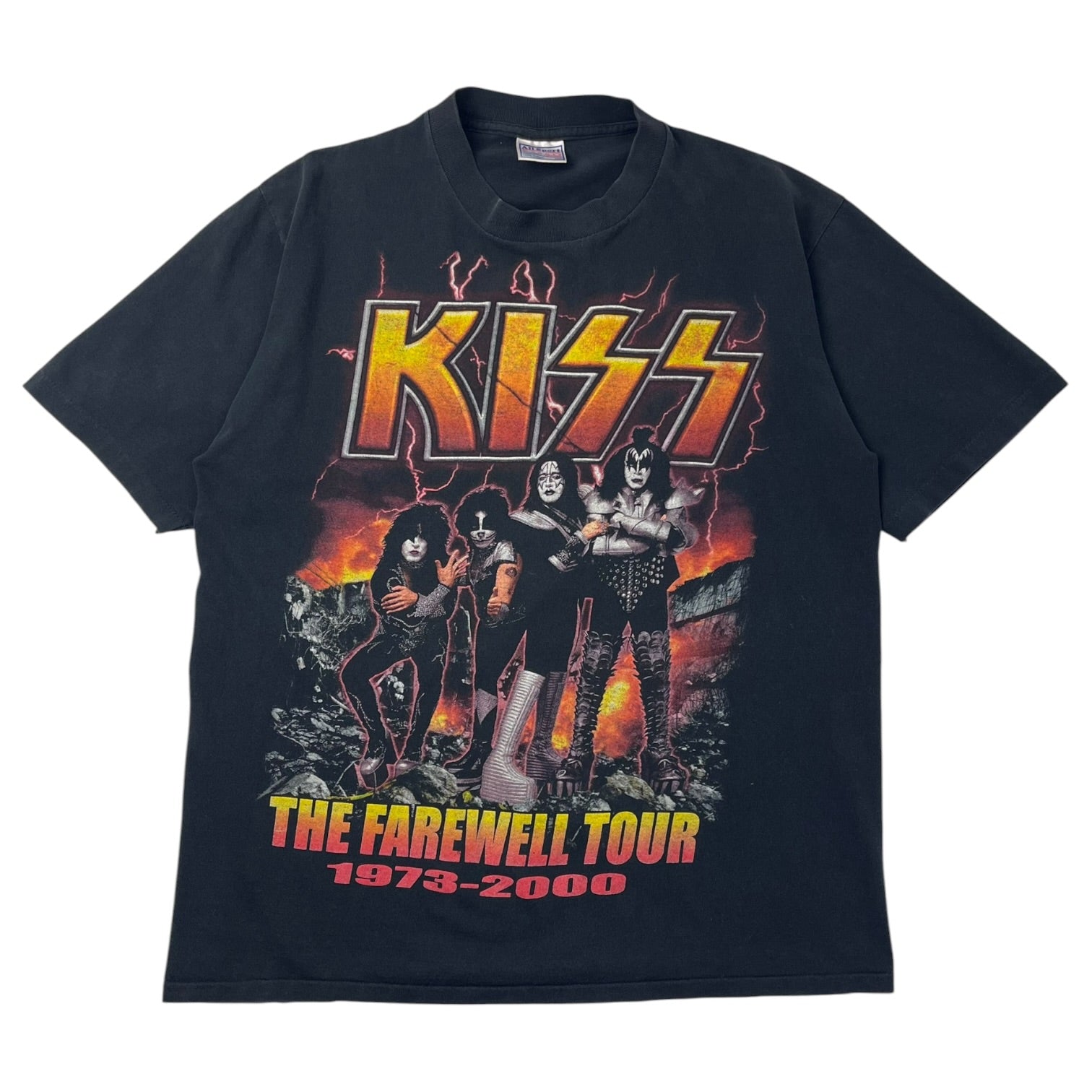 【新品】KISS 2000 THE FAREWELL TOUR Tシャツ L相当 2000 Kiss “The Farewell Tour” T-Shirt