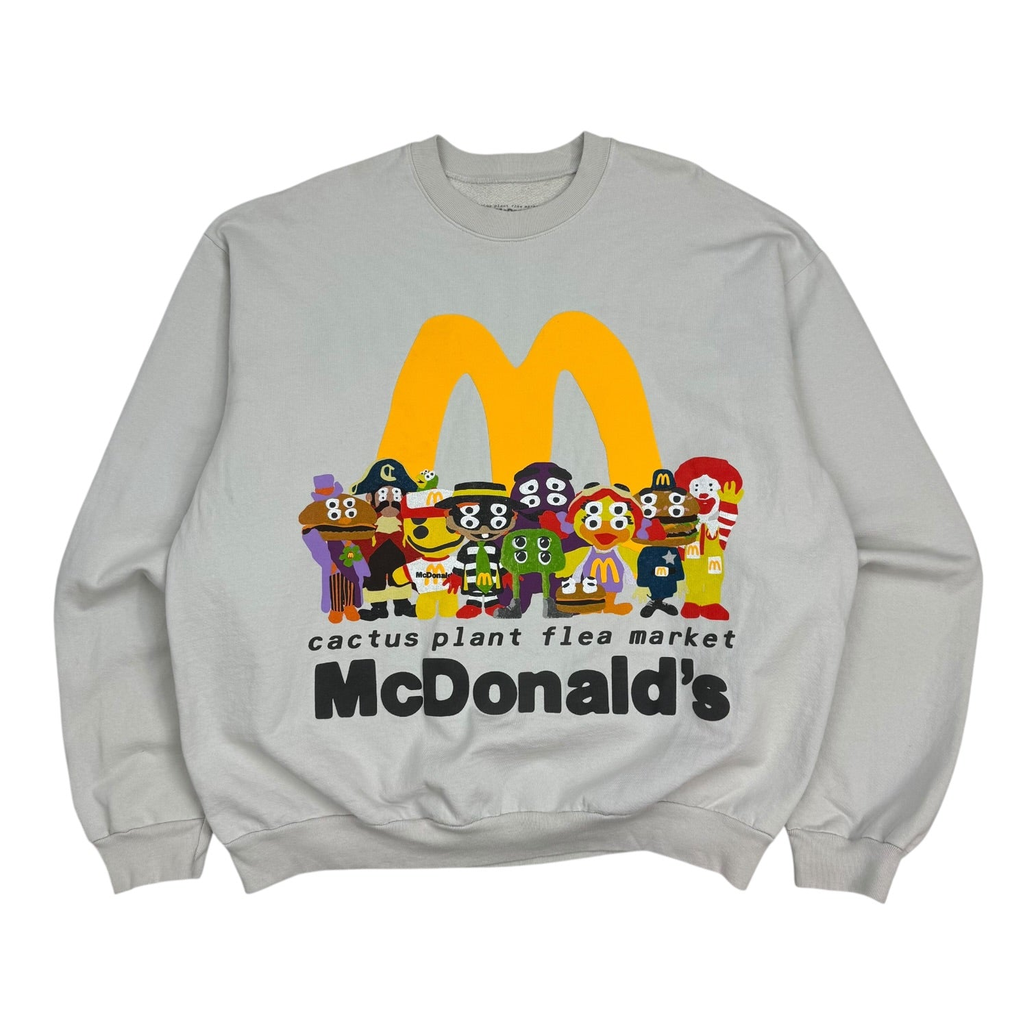 Cactus Plant Flea Market x McDonald’s Cactus Buddy! Crewneck Cement