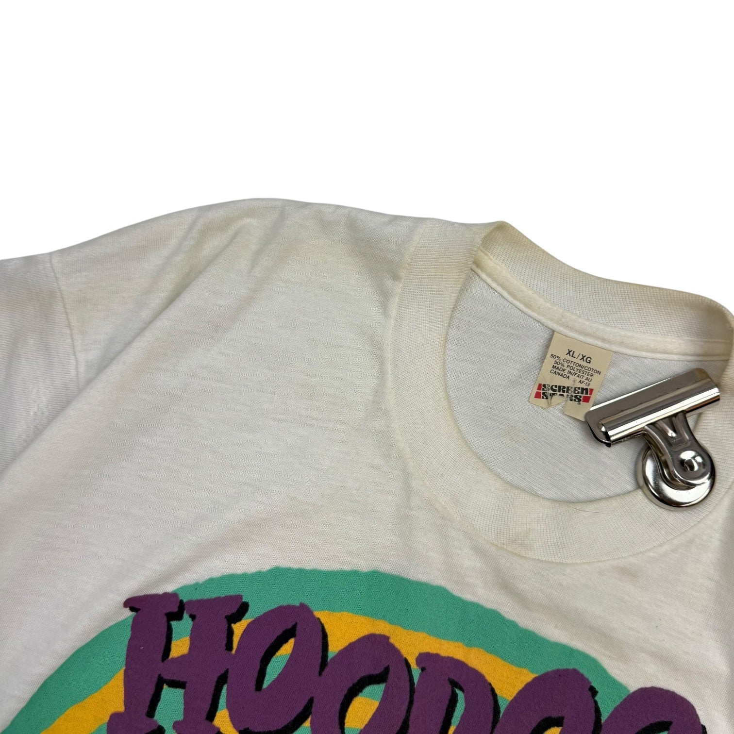 1987 Hoodoo Gurus Blow Your Cool Tour Tee White