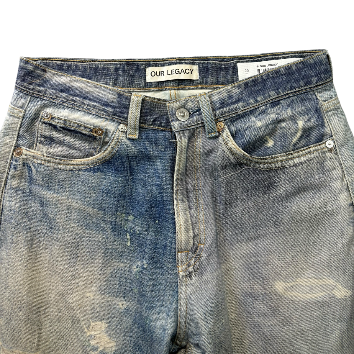 Our Legacy Third Cut Digital Denim Blue
