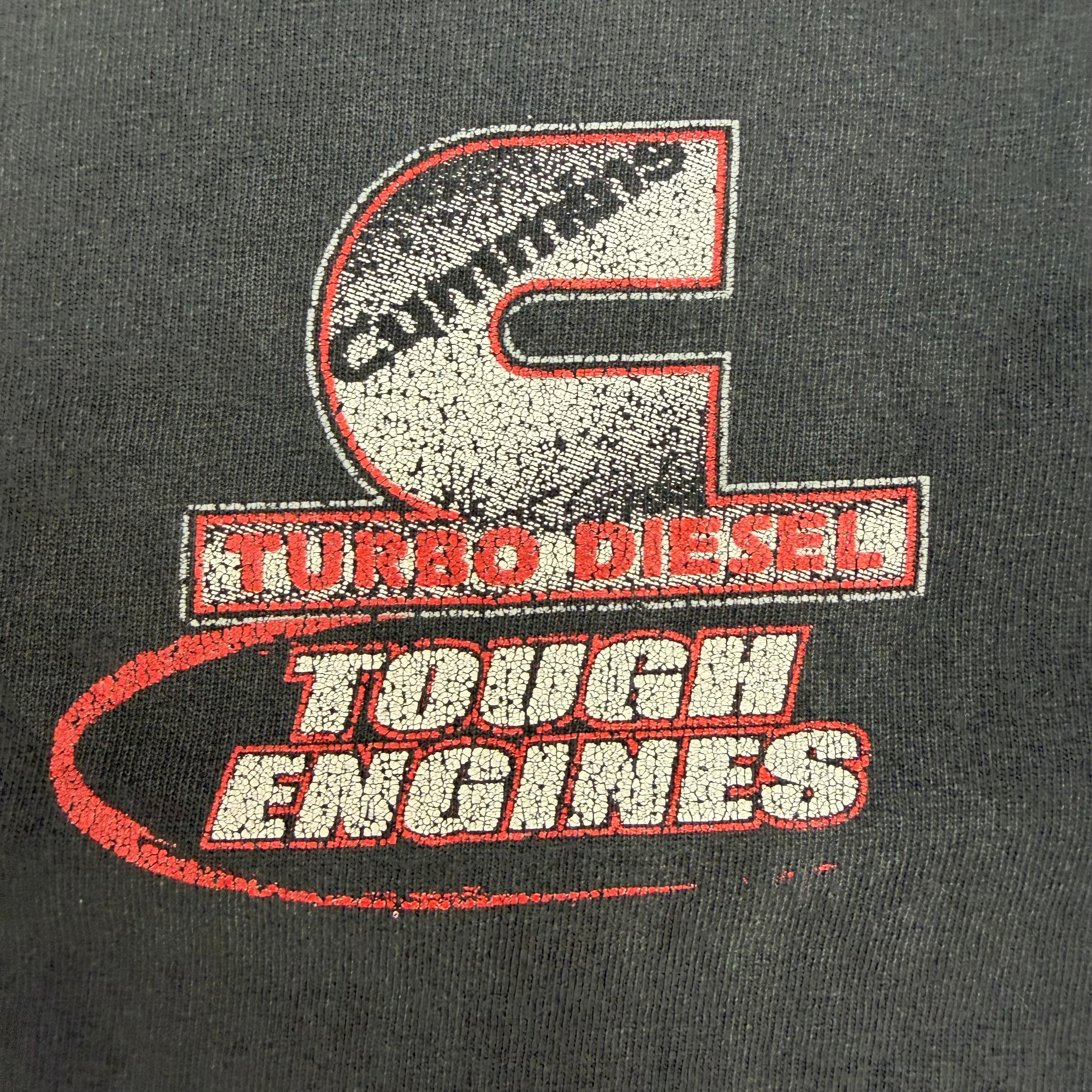 Vintage Cummins Turbo Diesel Tough Engines Tee Black