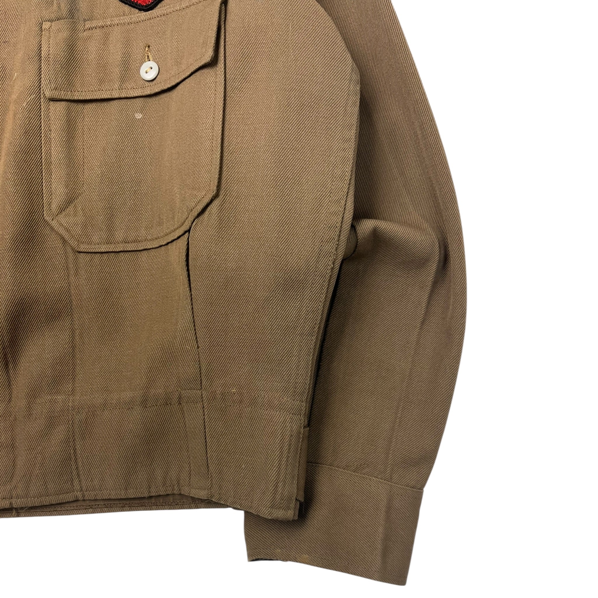 1950s Shell Car Guard Whipcord Ike Jacket