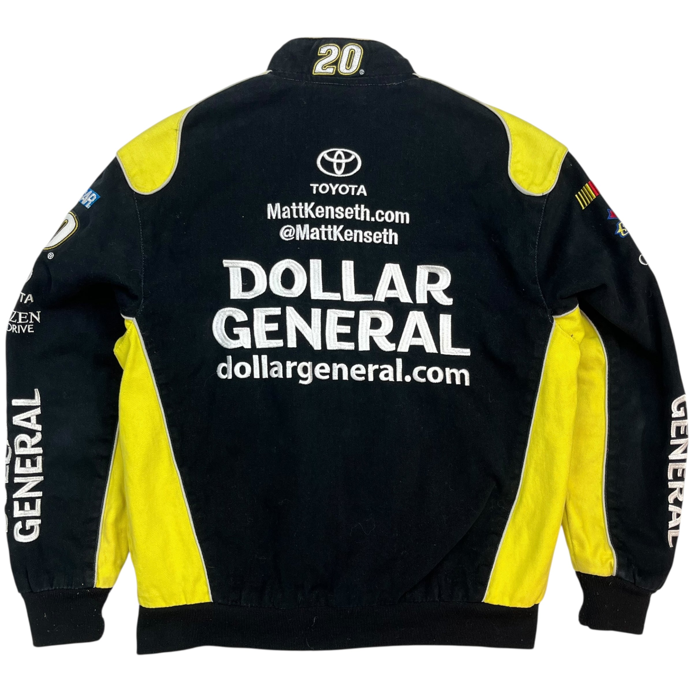 Vintage NASCAR Matt Kenseth Racing Jacket Black