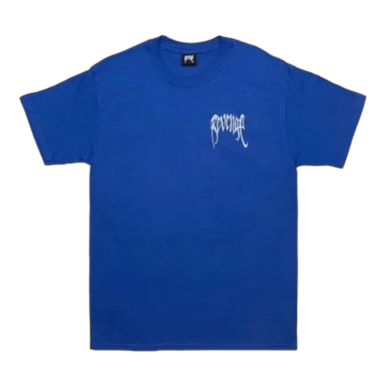 Revenge Basic Embroidery T-Shirt Blue