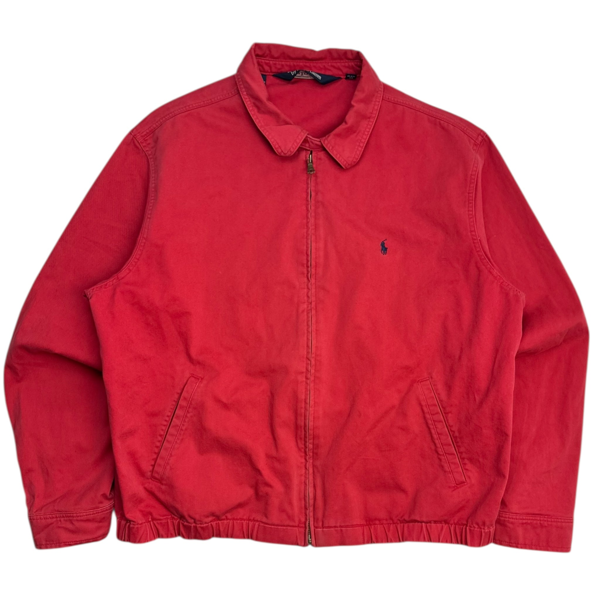 Vintage Polo Ralph Lauren Harrington Jacket Faded Red