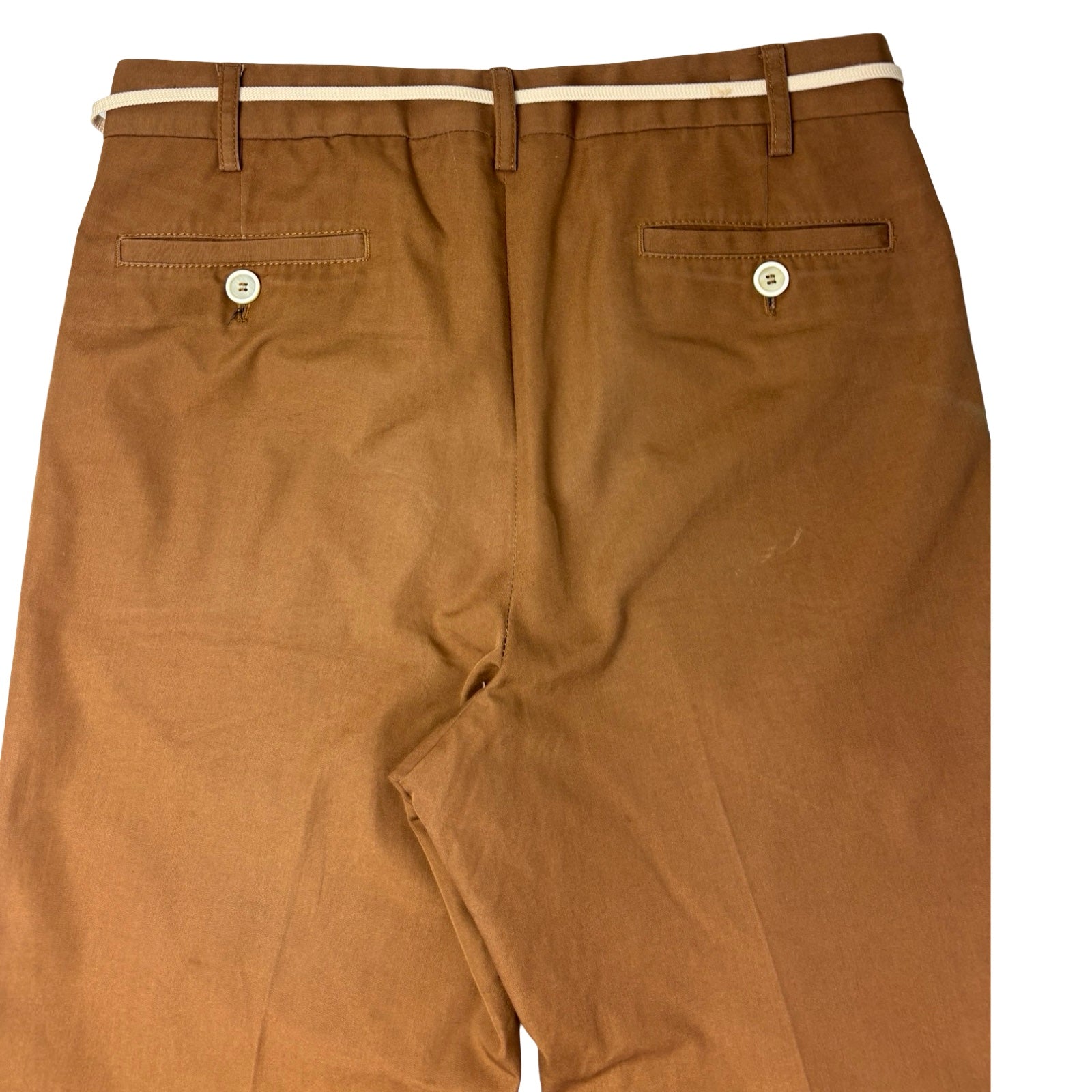 Marni High-Rise Cotton Straight-Leg Pant Earth of Siena