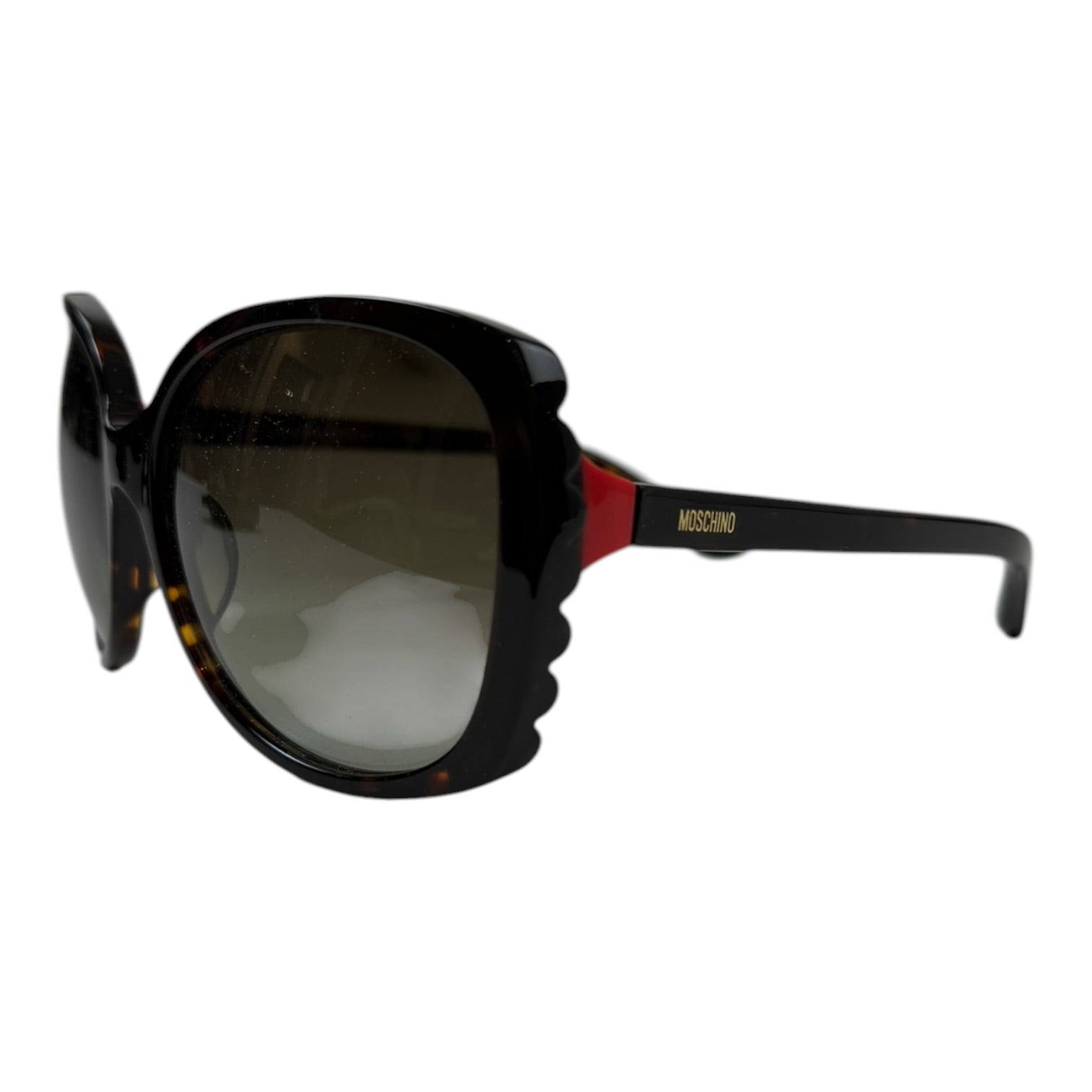 Moschino Big Len Sunglasses Black