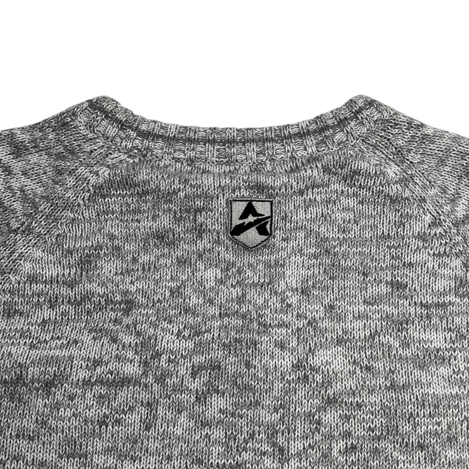 Vintage Y2K Avirex Knit Jumper Grey