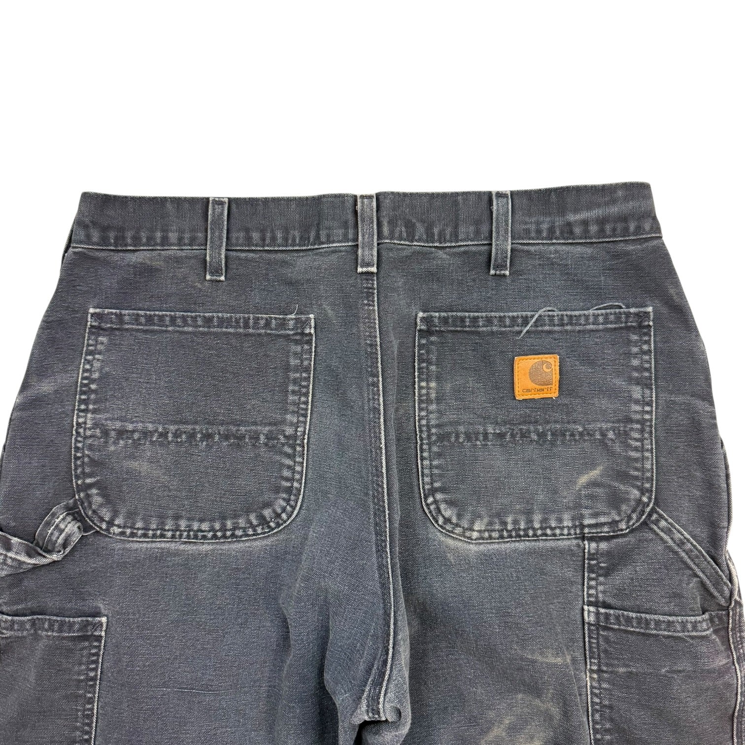 Vintage Carhartt Dungaree Pants Petroleum Blue