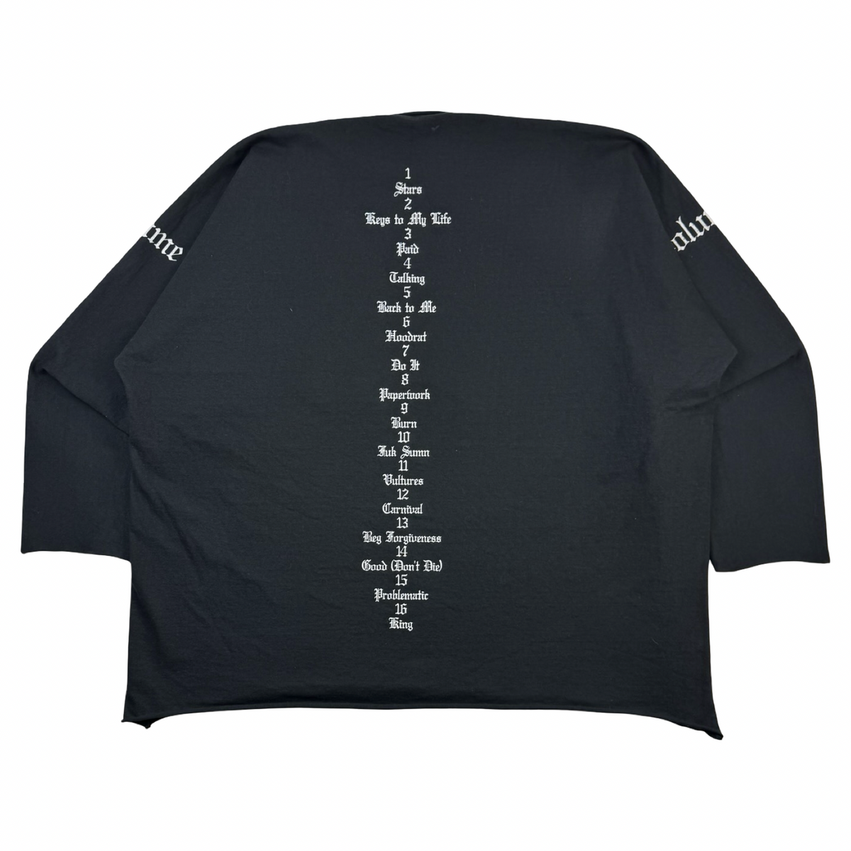 YZY Vultures Long T Black