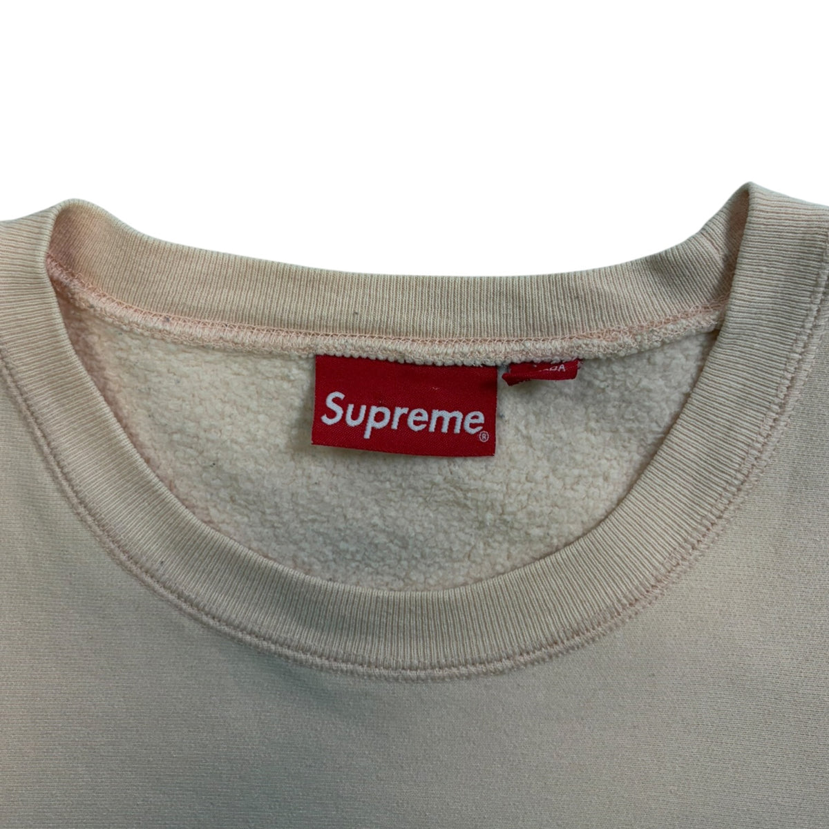 Supreme S Logo Crewneck Sweatshirt Peach