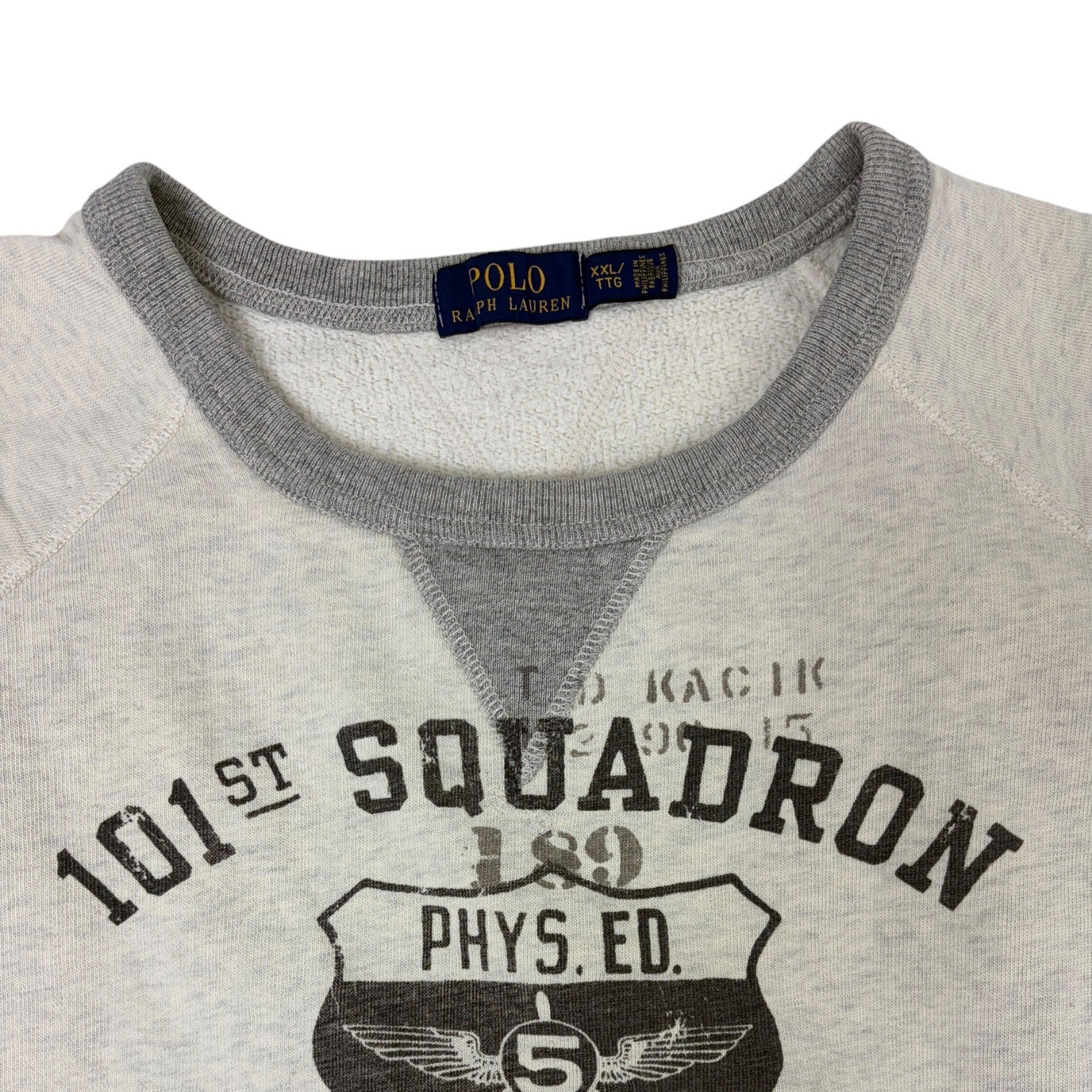 Polo Ralph Lauren “101st Squadron” Phys. Ed. Crewneck Grey