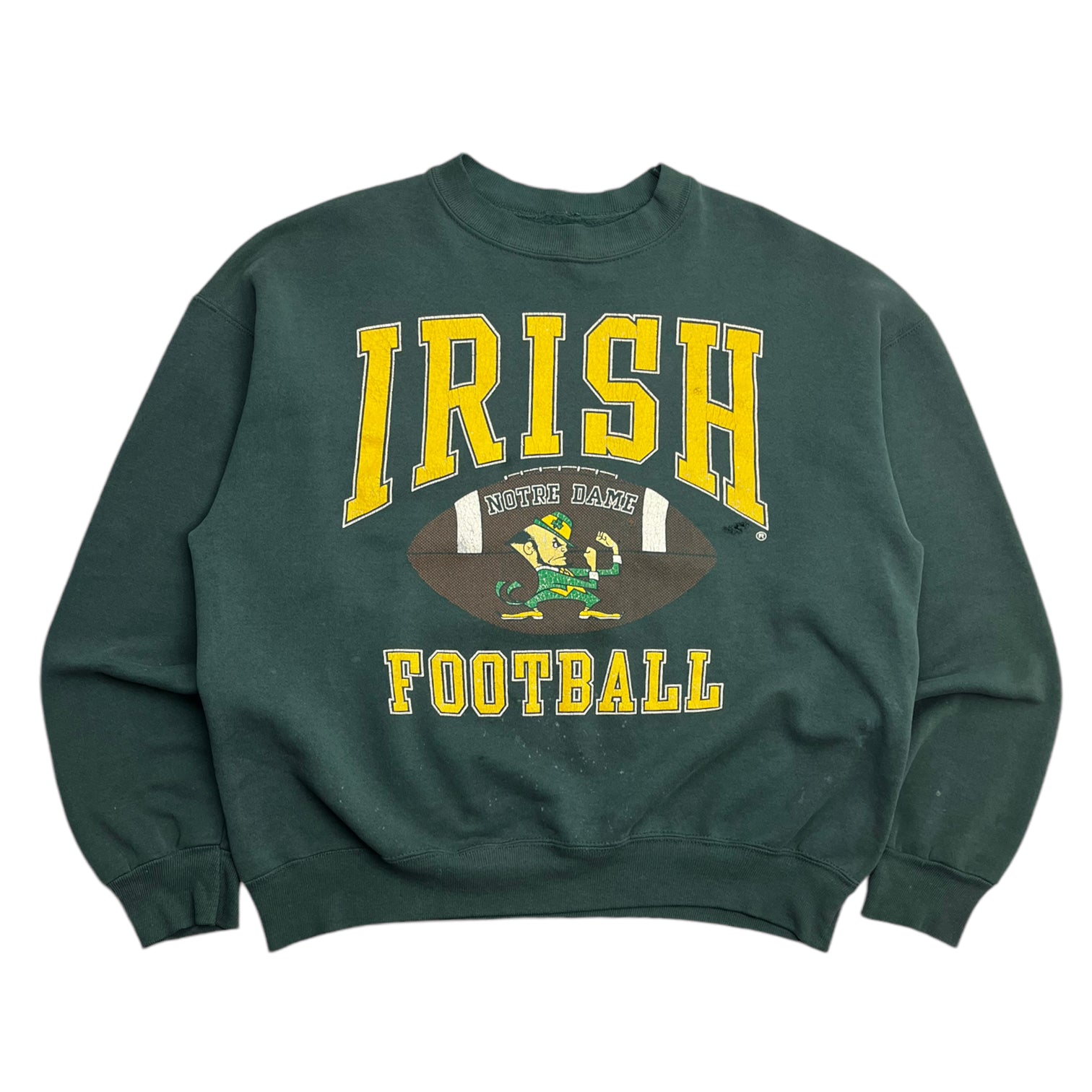 Vintage Notre Dame Irish Football Crew Neck