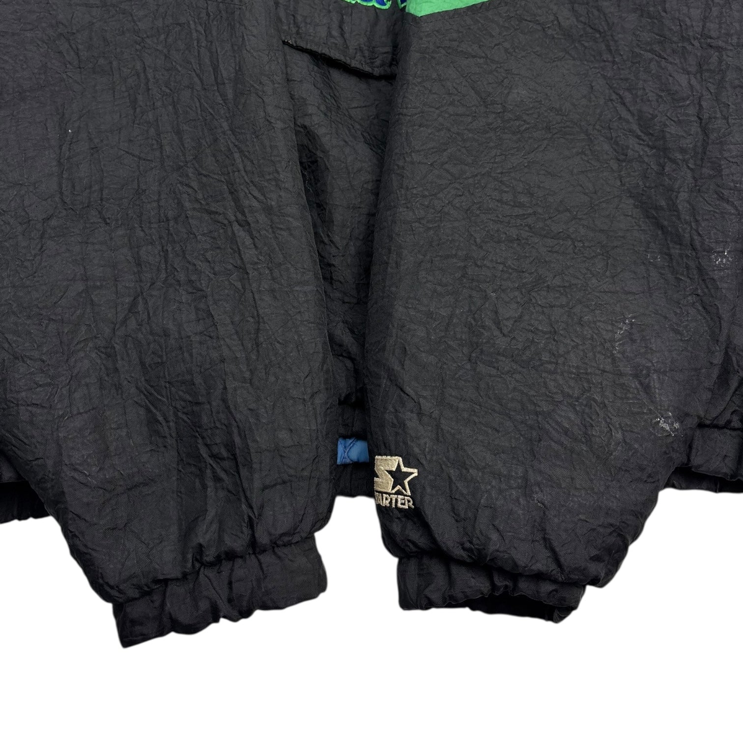 Vintage Seattle Seahawks NFL Quarter Zip Starter Jacket