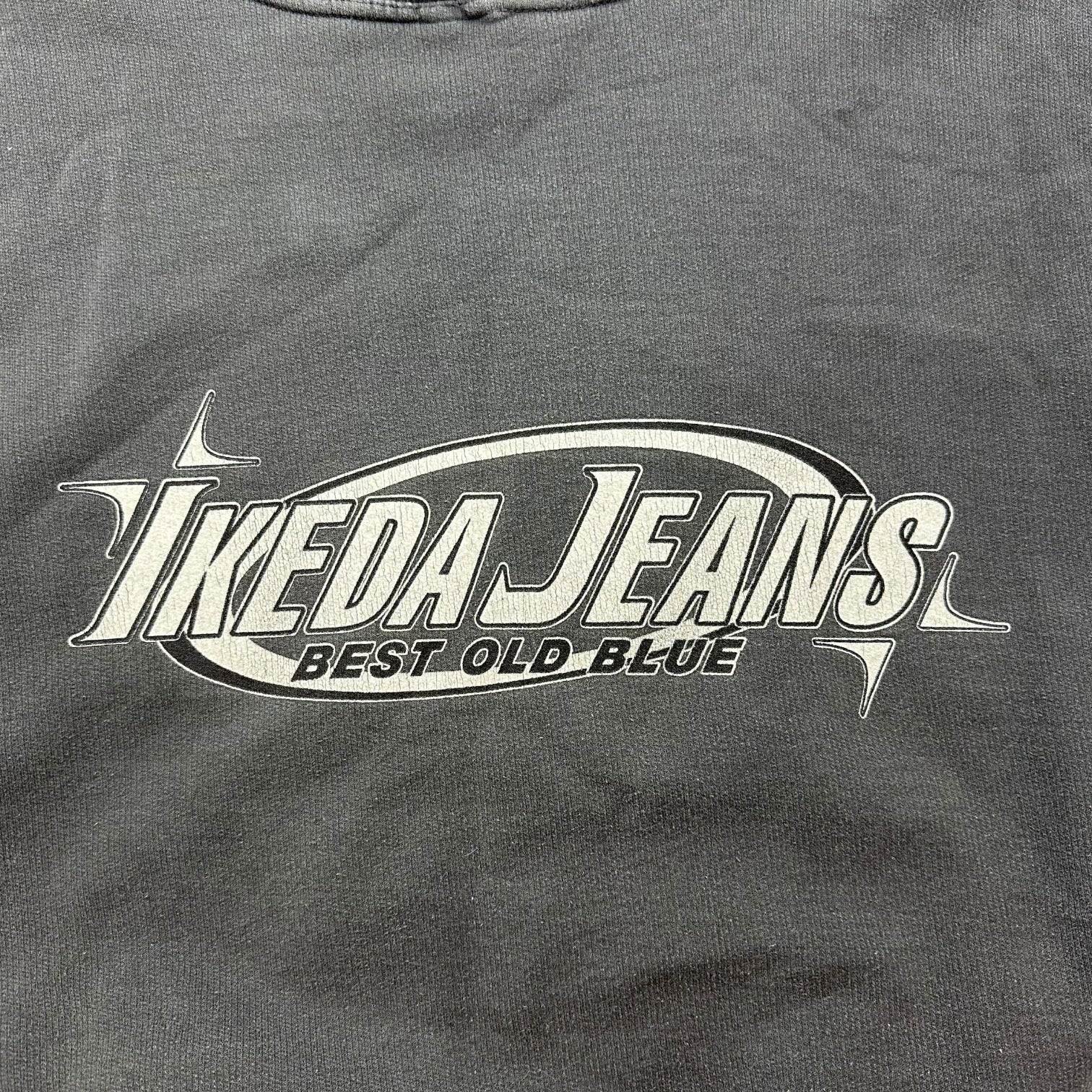 Vintage Ikeda Jeans ‘Best Old Blue’ Crewneck Faded Black