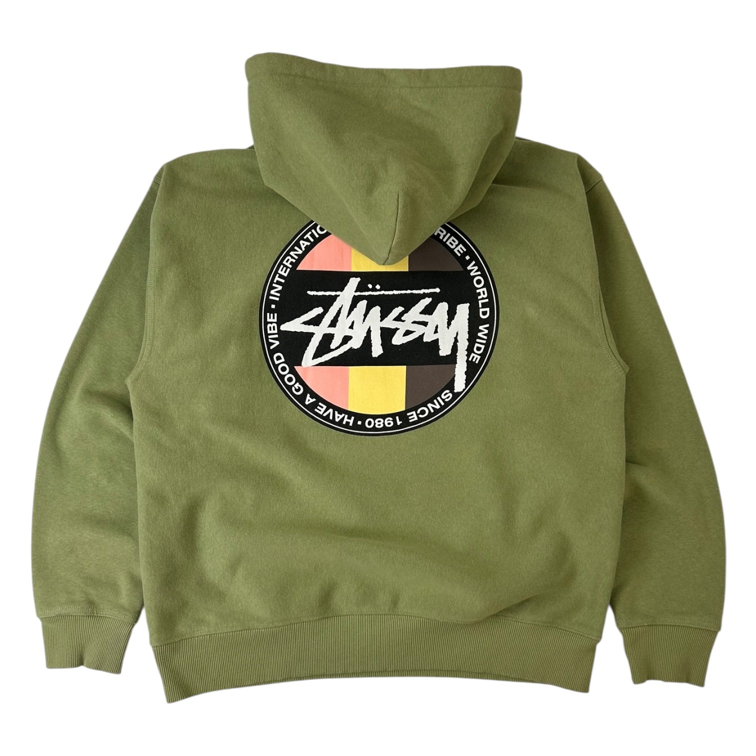 Stussy Classic Dot Hoodie Green