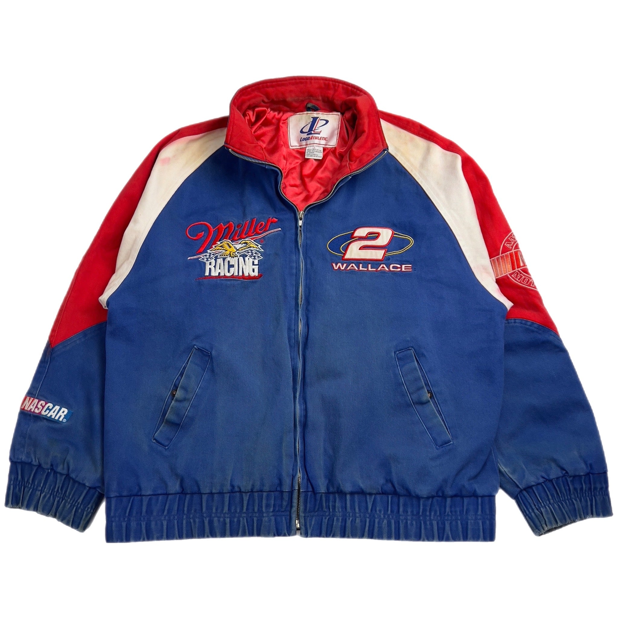 Vintage NASCAR Bubba Wallace Jacket Blue/Red