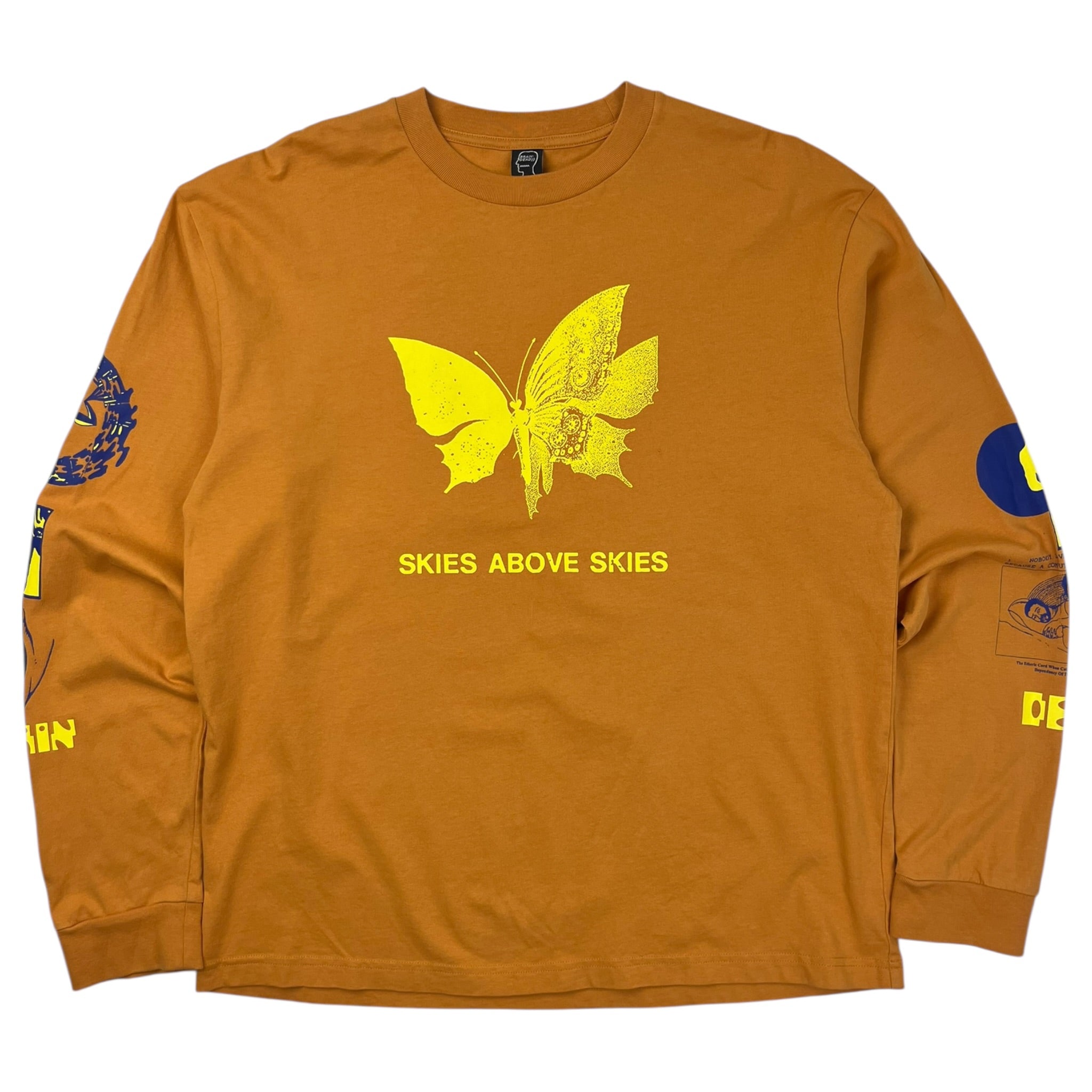 Brain Dead "Skies Above Skies" L/S Shirt Pale Orange