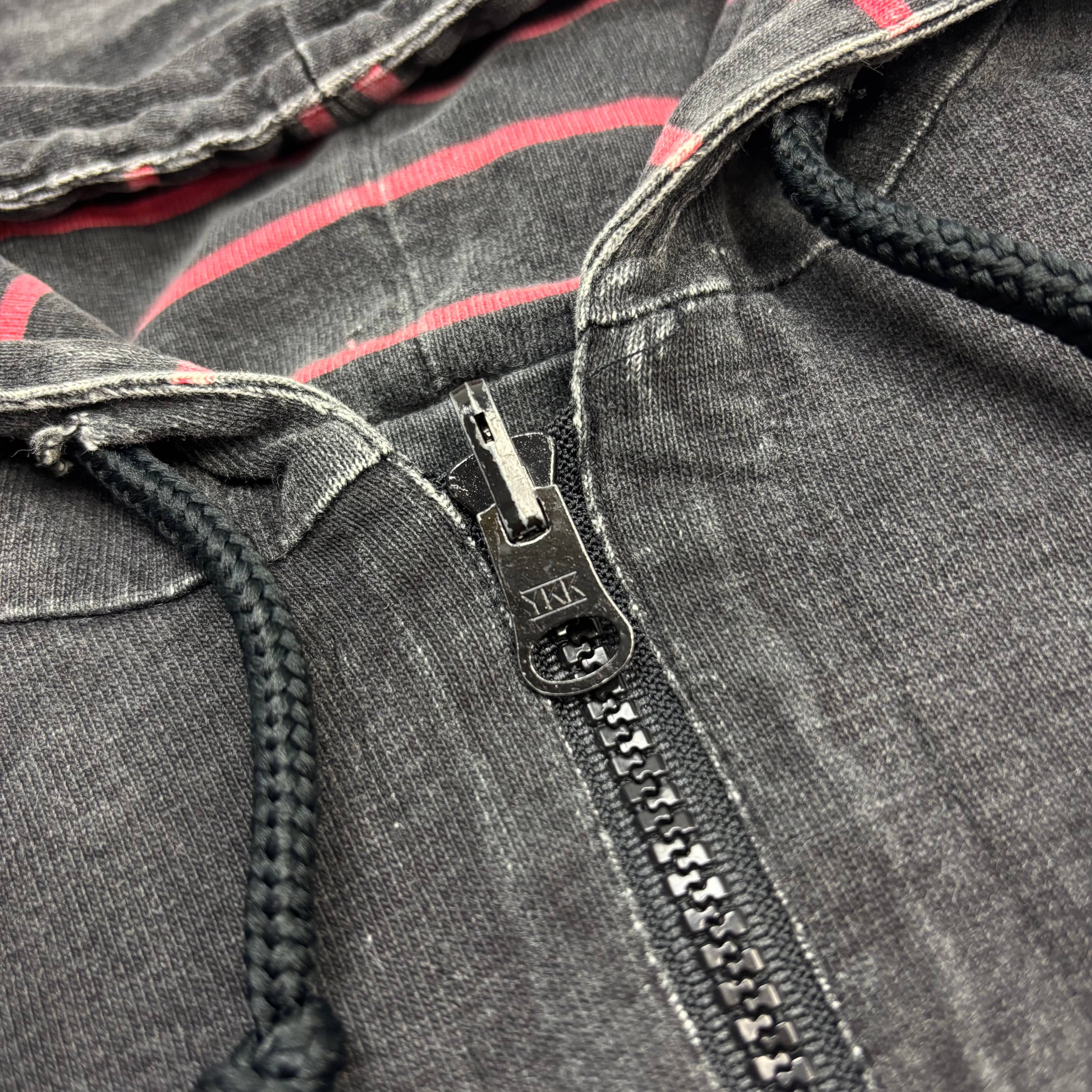 Vintage Quiksilver Double Faced Quarter Zip Reversible Hoodie