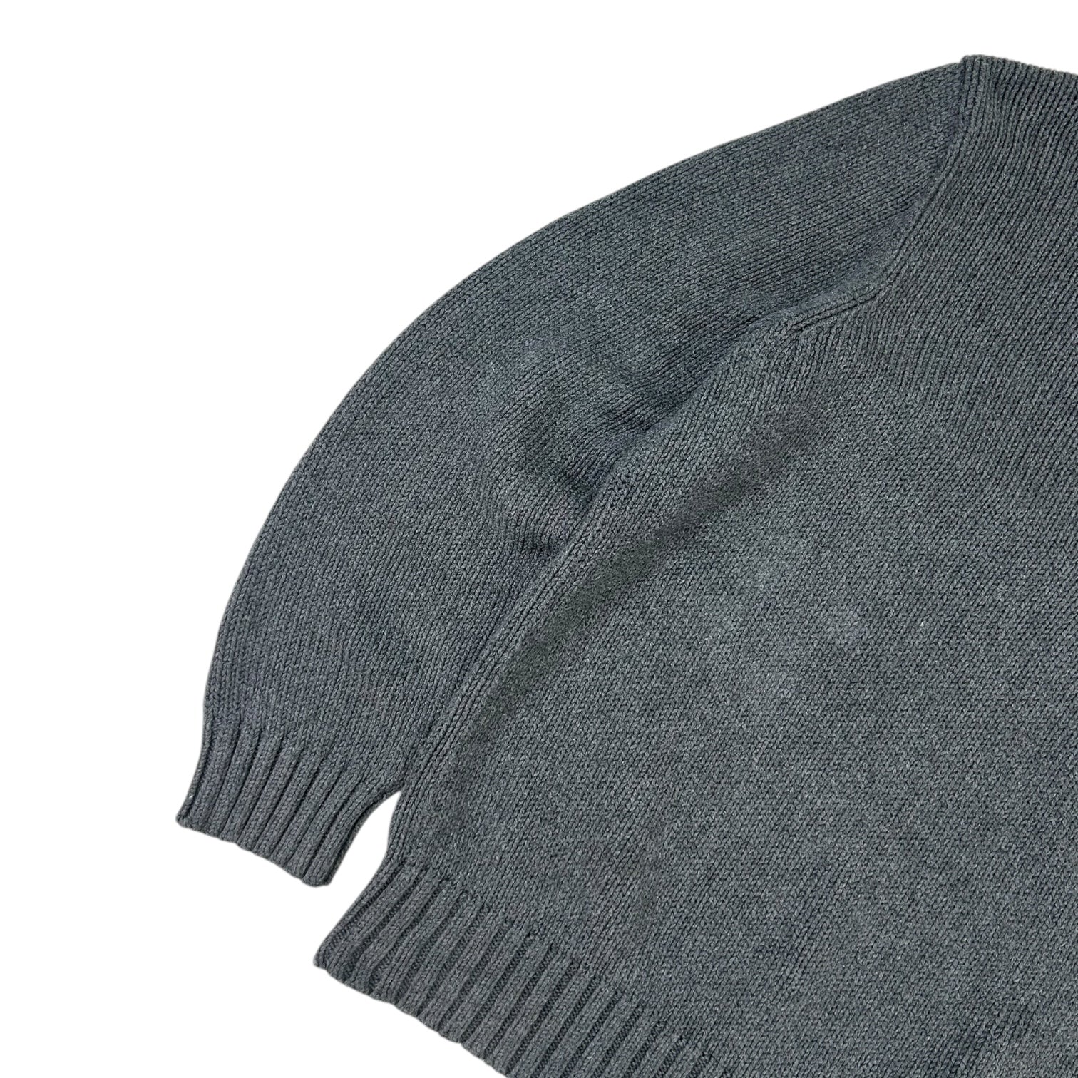 Vintage Polo Ralph Lauren Knit 1/4 Zip Sweater Grey