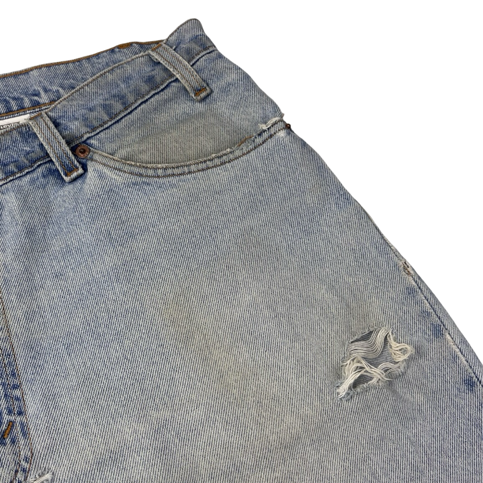 Vintage Levi's 560 Distressed Denim Shorts