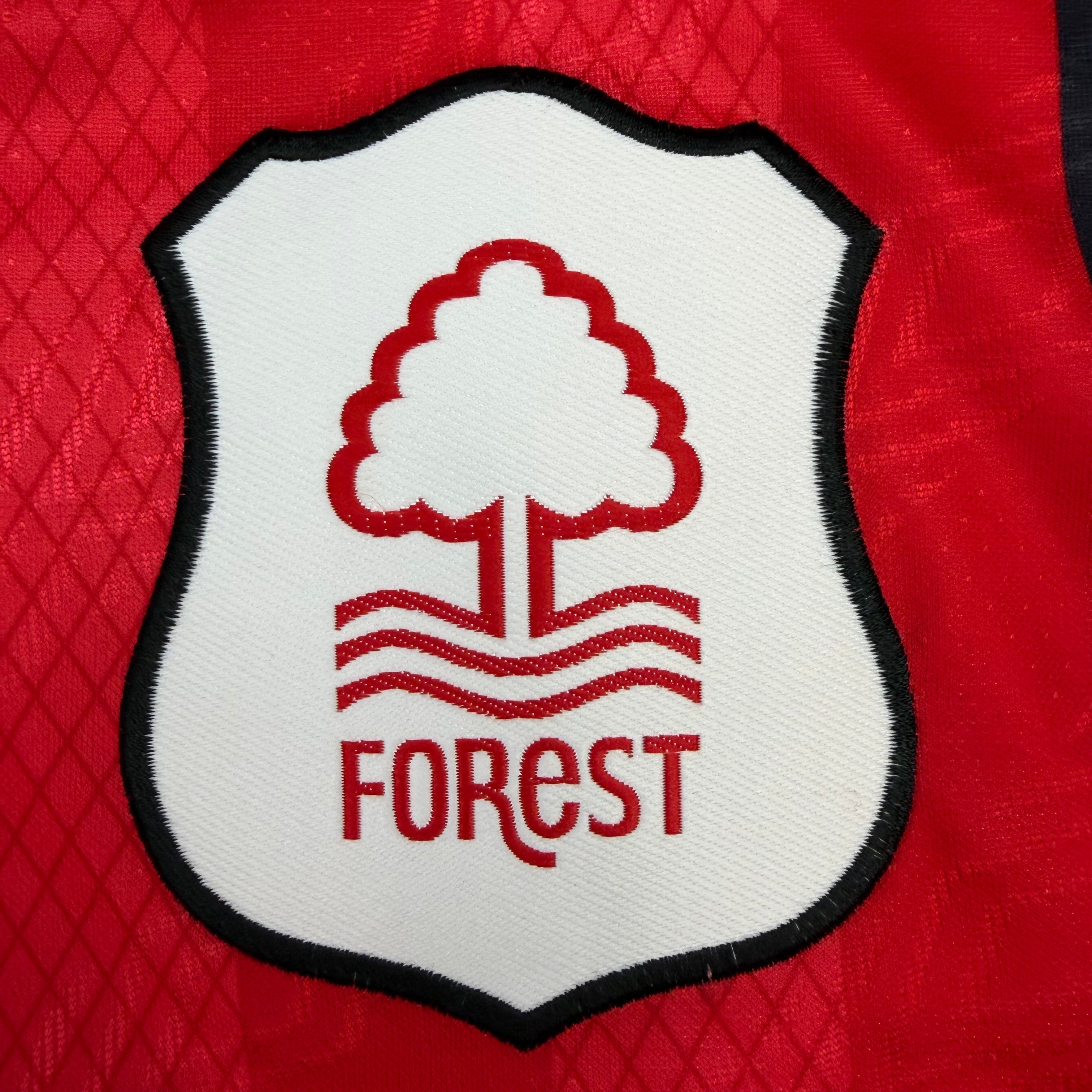 Vintage Umbro 1994-96 Nottingham Home Jersey Red