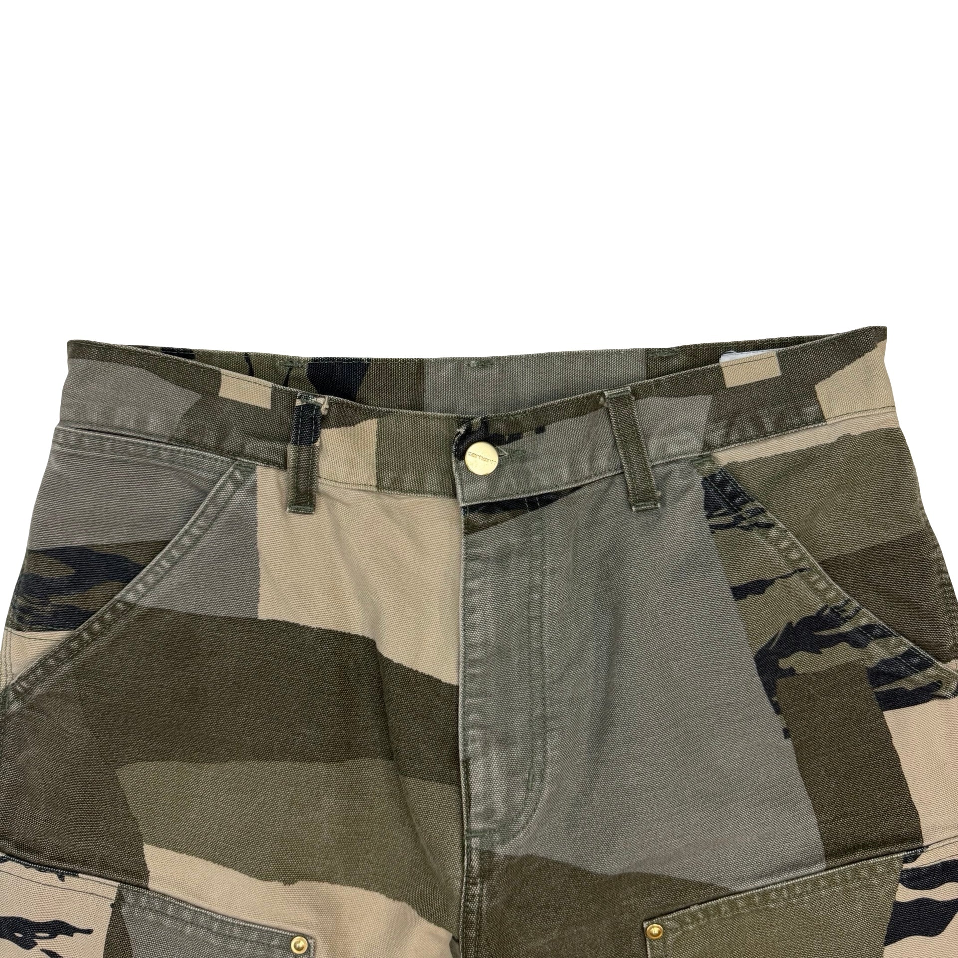Carhartt WIP Double Knee Pants Stone Washed Camo
