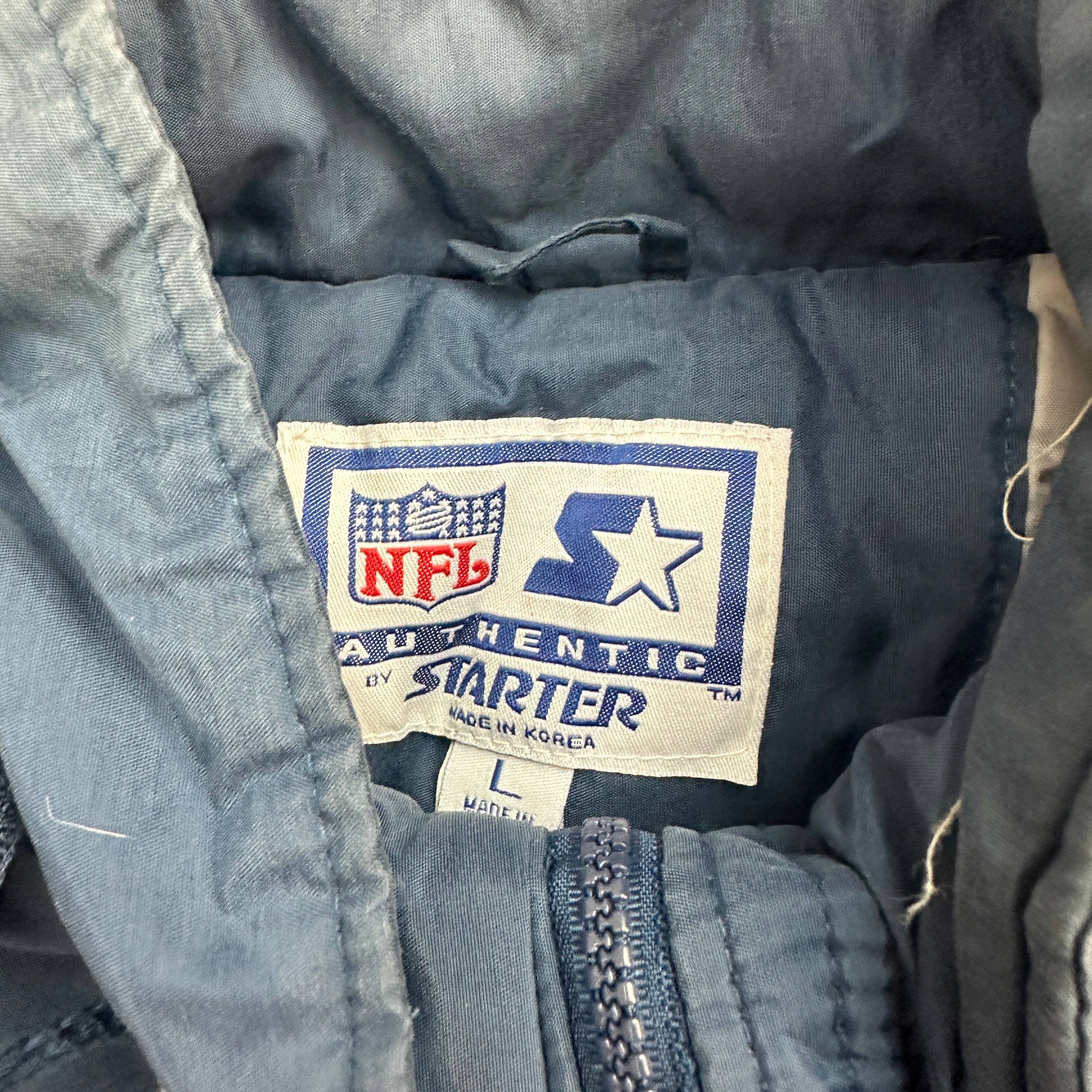 Vintage Starter Dallas Cowboys Jacket Blue