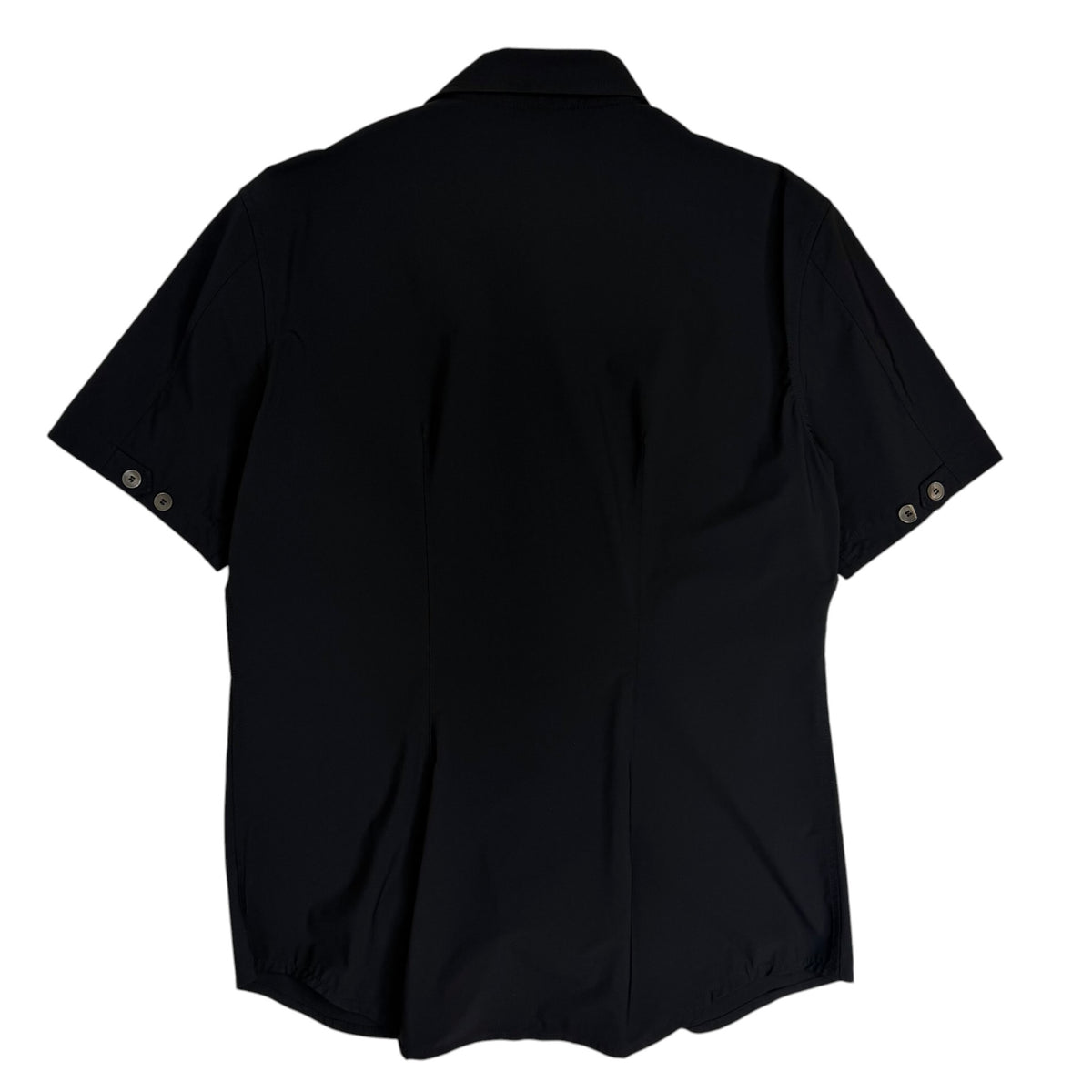 Vintage Prada Zip Up Shirt Black