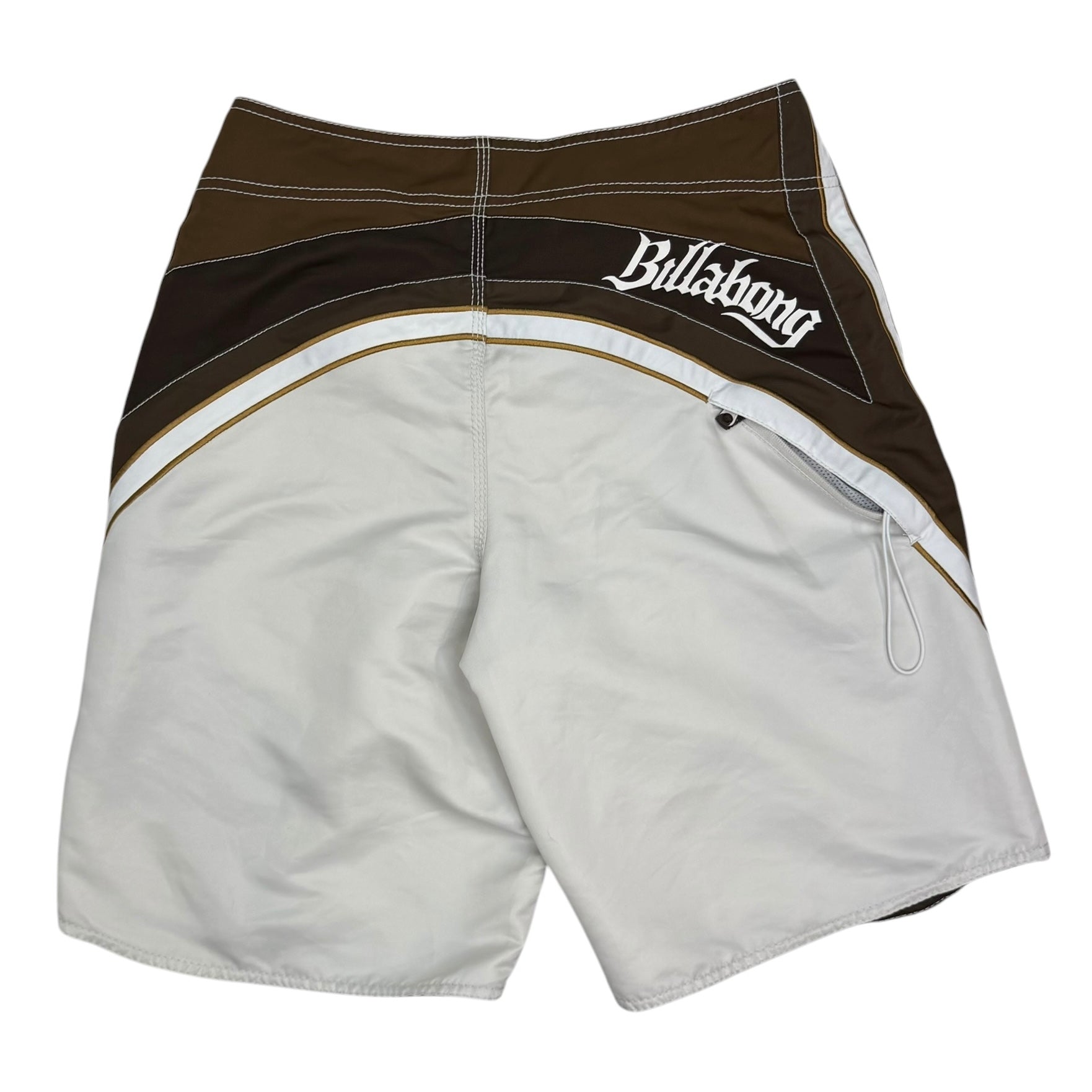 Vintage Billabong Board Shorts White/Brown
