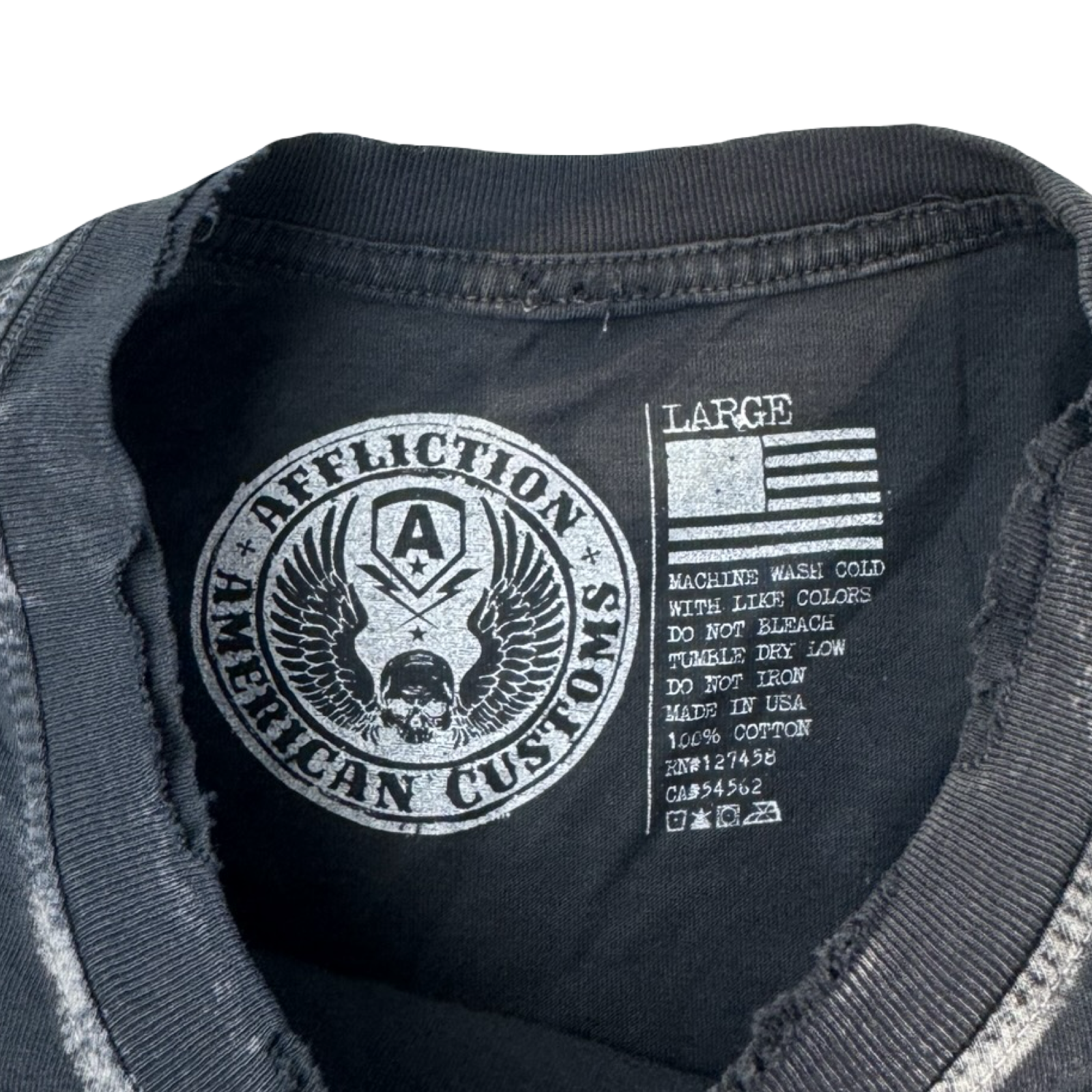 Y2K Affliction ‘Devil On Wheels’ Gothic T-Shirt